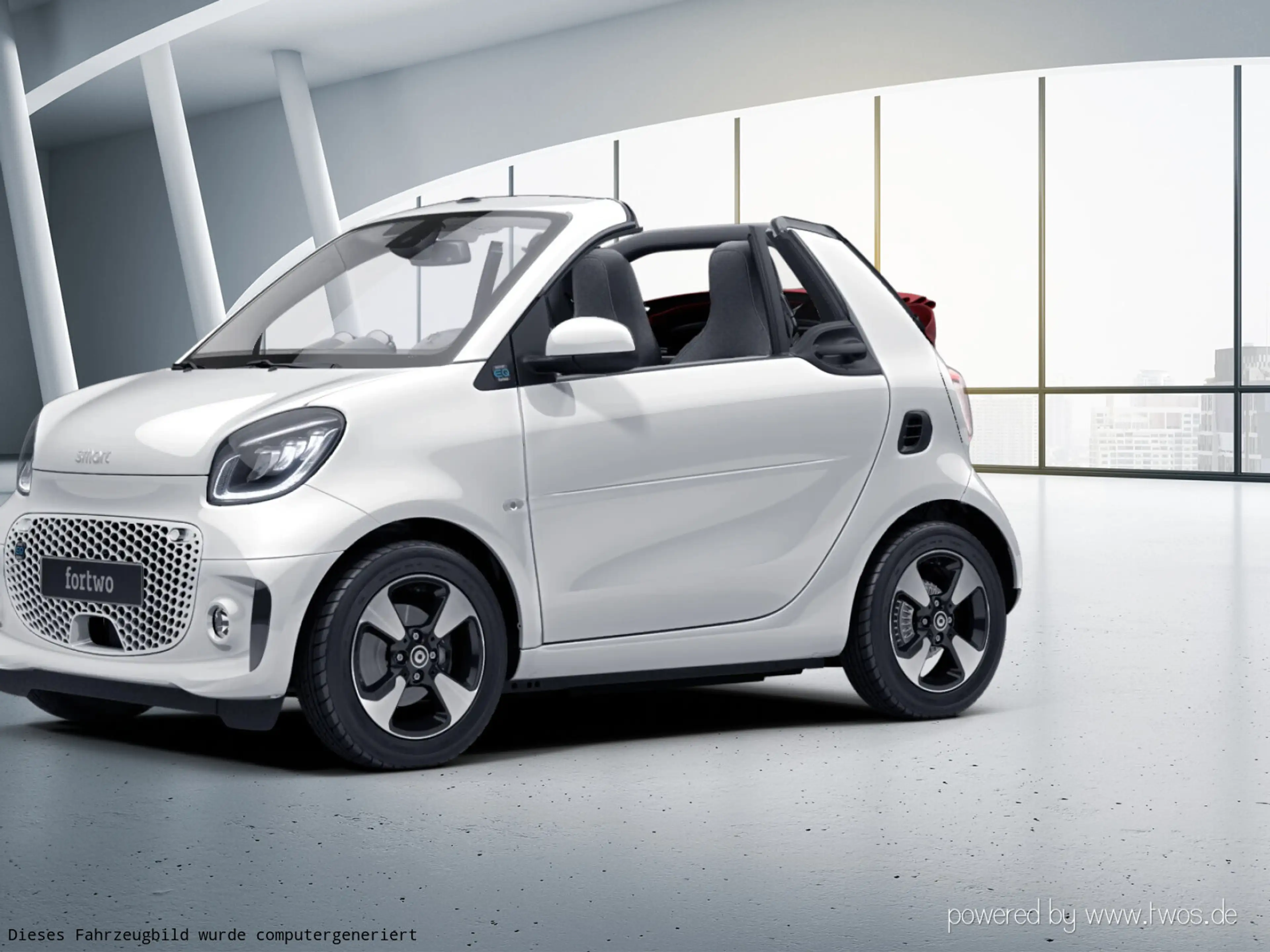 smart forTwo EQ  cabrio  Klima/Sitzhzg./MF-Lenkrad/BC/Tempomat/L-R Sensor/Leder/eFH./i-Size Kindersitzbefestigung — photo 19
