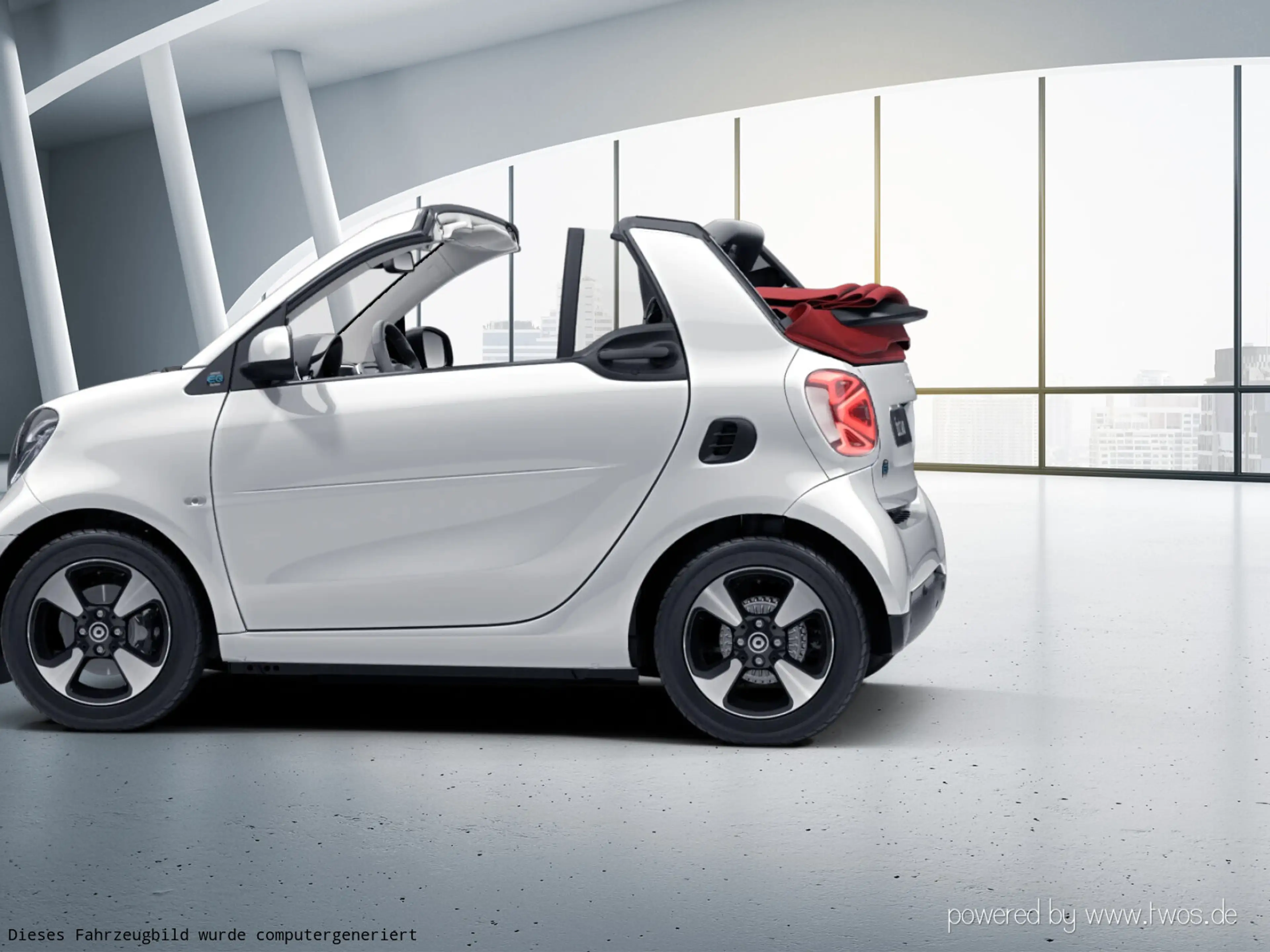 smart forTwo EQ  cabrio  Klima/Sitzhzg./MF-Lenkrad/BC/Tempomat/L-R Sensor/Leder/eFH./i-Size Kindersitzbefestigung — photo 17