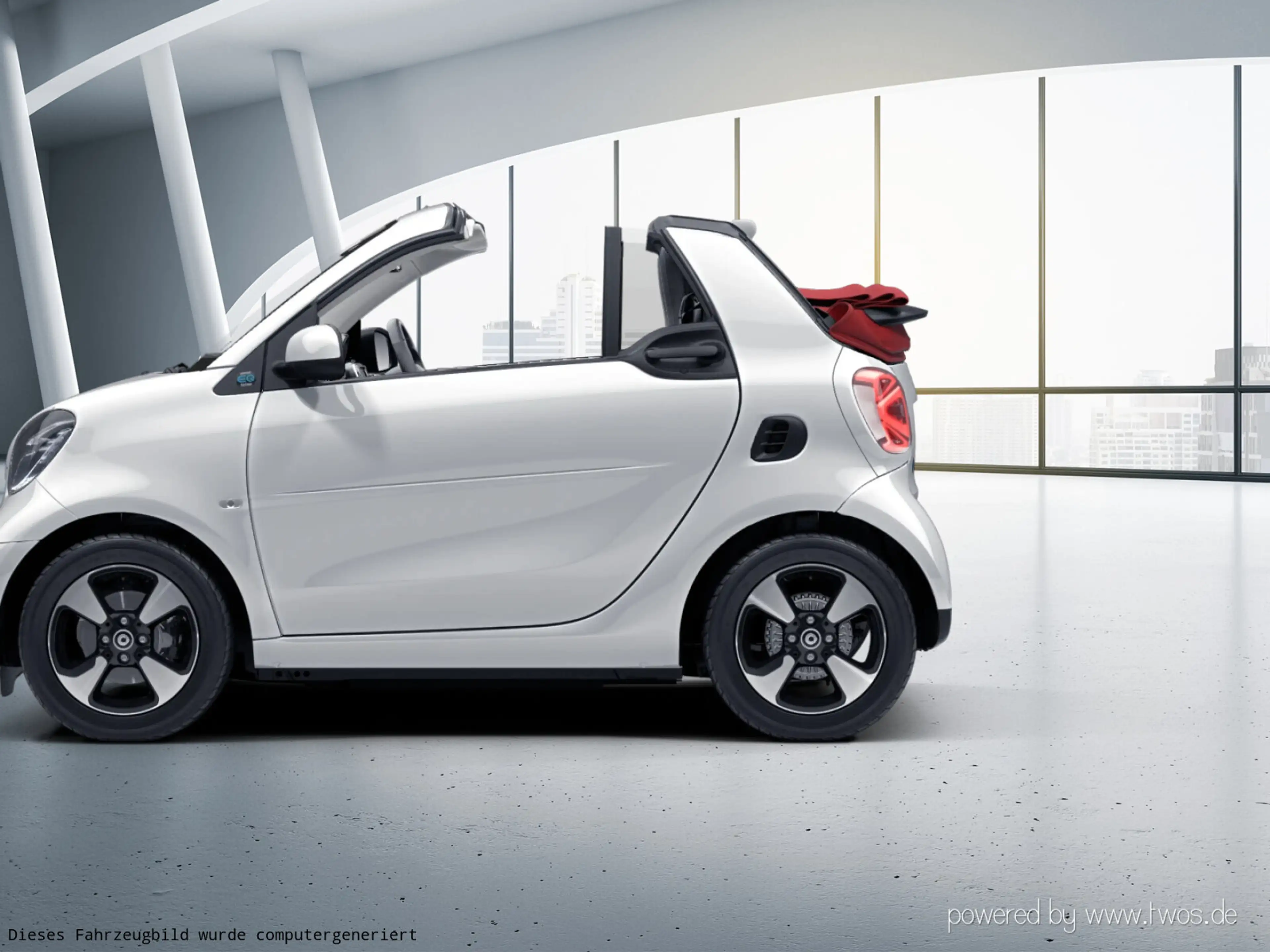 smart forTwo EQ  cabrio  Klima/Sitzhzg./MF-Lenkrad/BC/Tempomat/L-R Sensor/Leder/eFH./i-Size Kindersitzbefestigung — photo 18