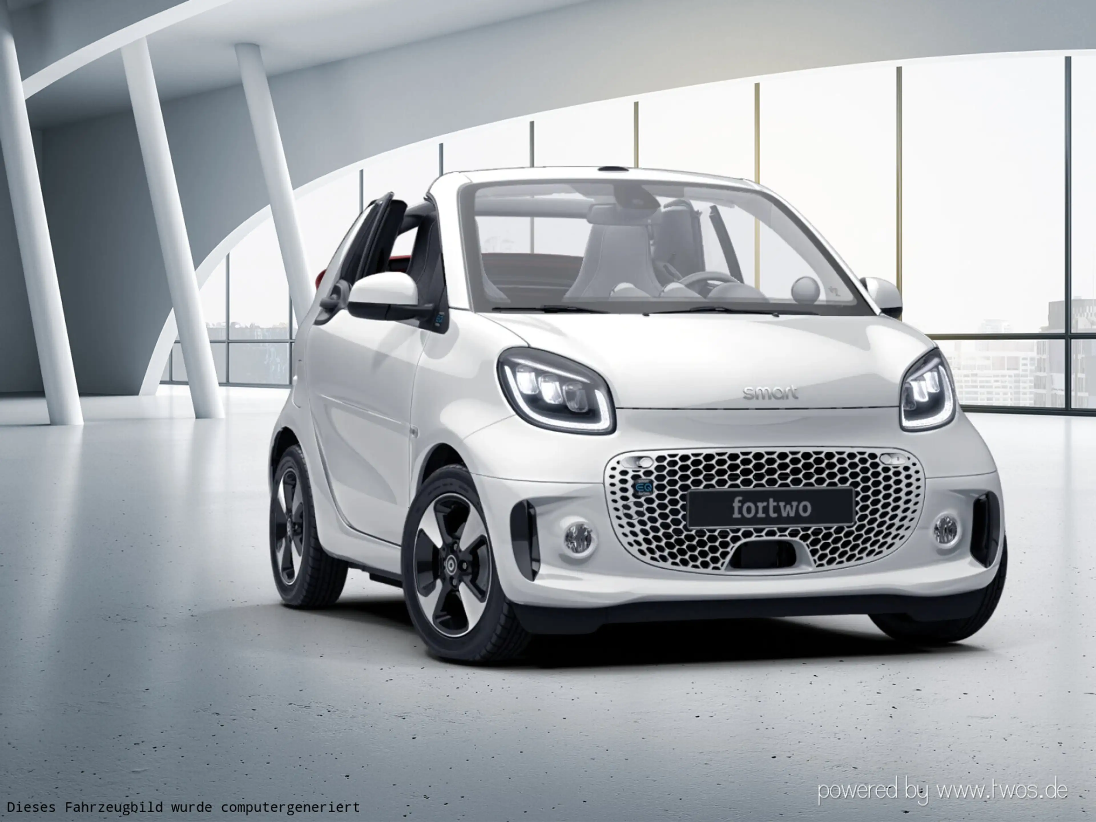 smart forTwo EQ  cabrio  Klima/Sitzhzg./MF-Lenkrad/BC/Tempomat/L-R Sensor/Leder/eFH./i-Size Kindersitzbefestigung — photo 6