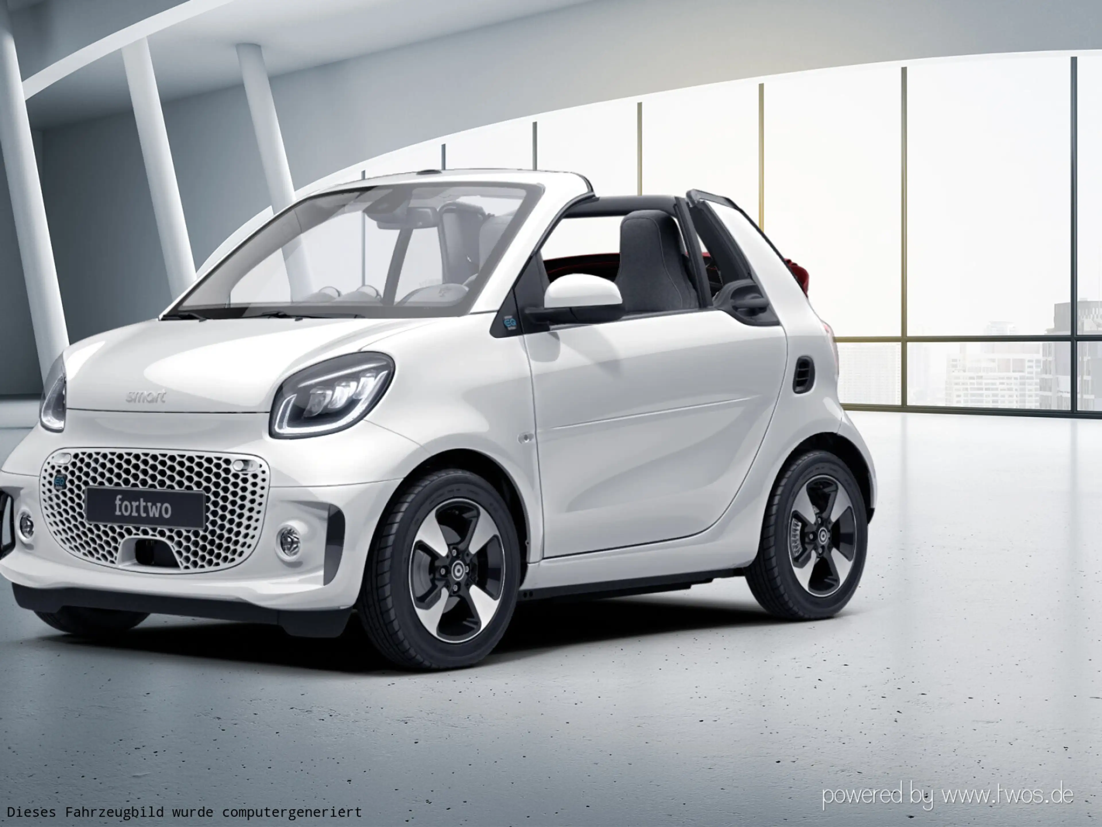 smart forTwo EQ  cabrio  Klima/Sitzhzg./MF-Lenkrad/BC/Tempomat/L-R Sensor/Leder/eFH./i-Size Kindersitzbefestigung — photo 20