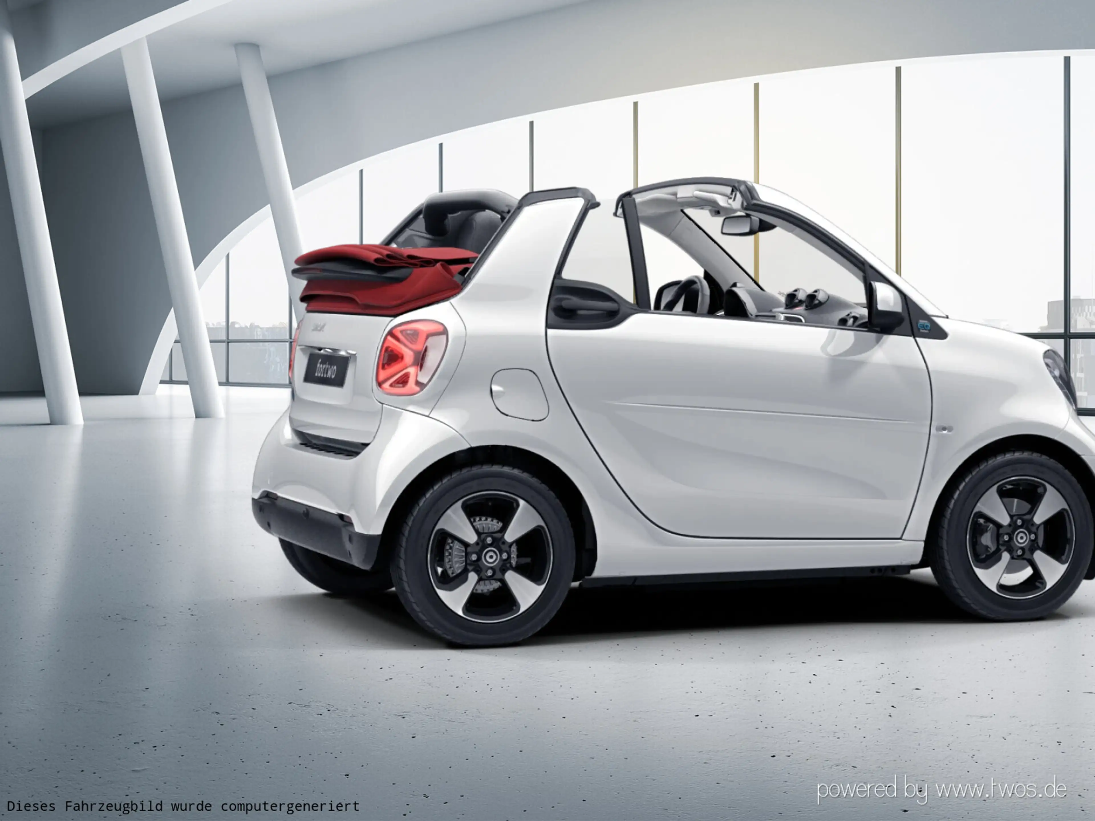 smart forTwo EQ  cabrio  Klima/Sitzhzg./MF-Lenkrad/BC/Tempomat/L-R Sensor/Leder/eFH./i-Size Kindersitzbefestigung — photo 12