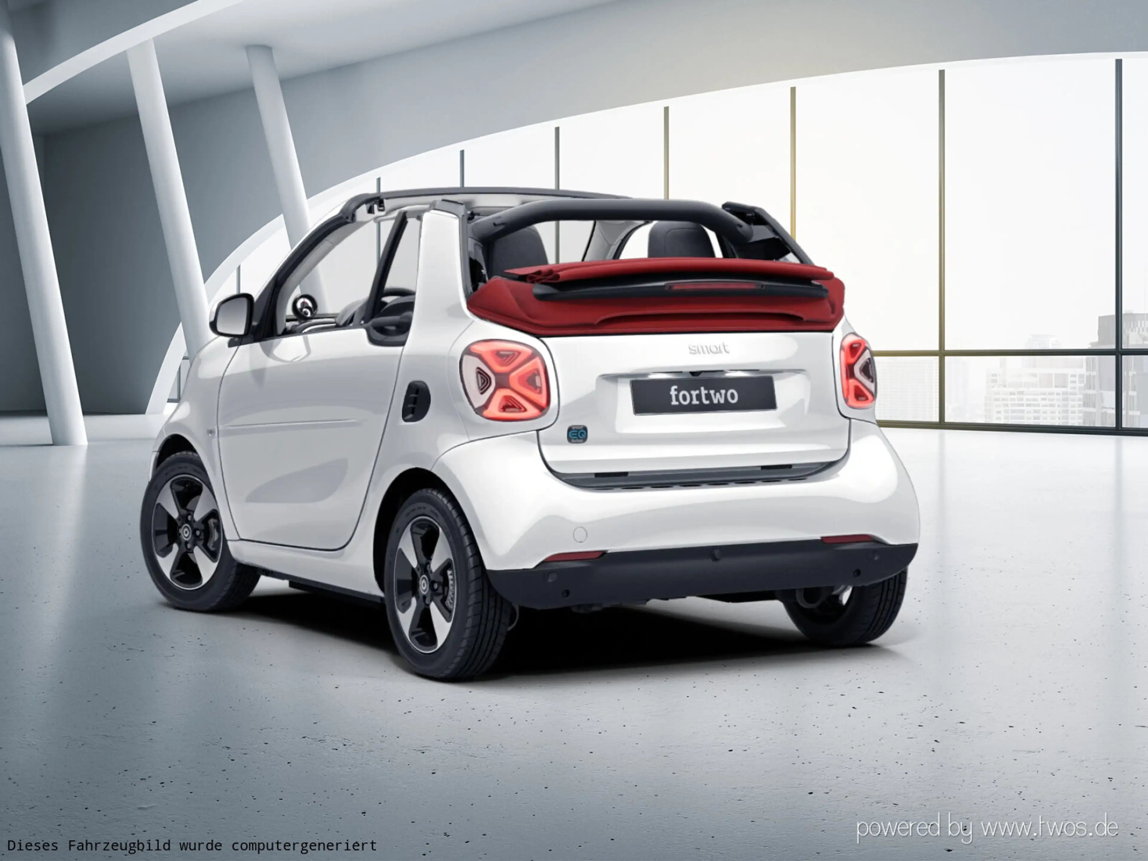 smart forTwo EQ  cabrio  Klima/Sitzhzg./MF-Lenkrad/BC/Tempomat/L-R Sensor/Leder/eFH./i-Size Kindersitzbefestigung — photo 14