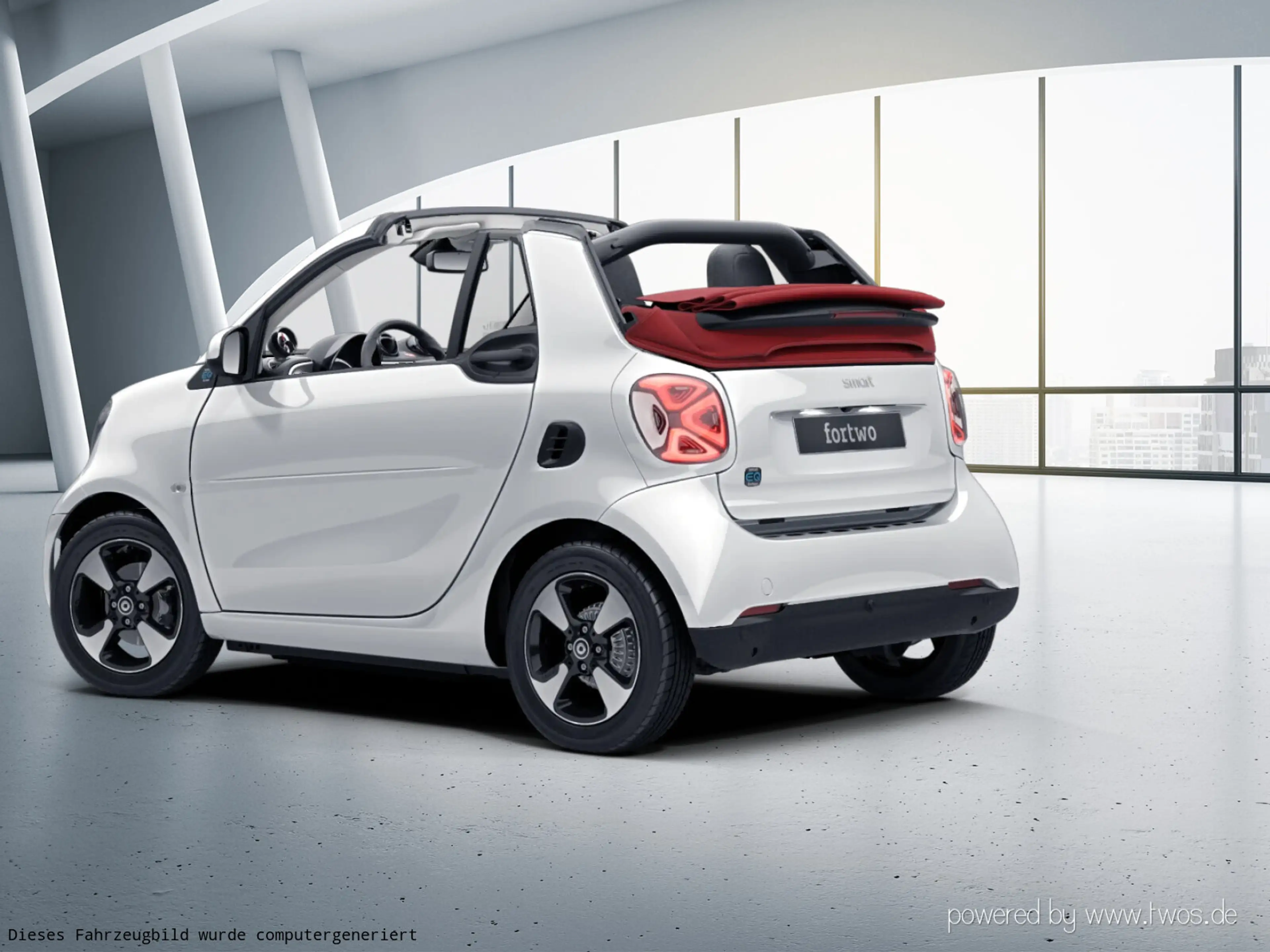 smart forTwo EQ  cabrio  Klima/Sitzhzg./MF-Lenkrad/BC/Tempomat/L-R Sensor/Leder/eFH./i-Size Kindersitzbefestigung — photo 16