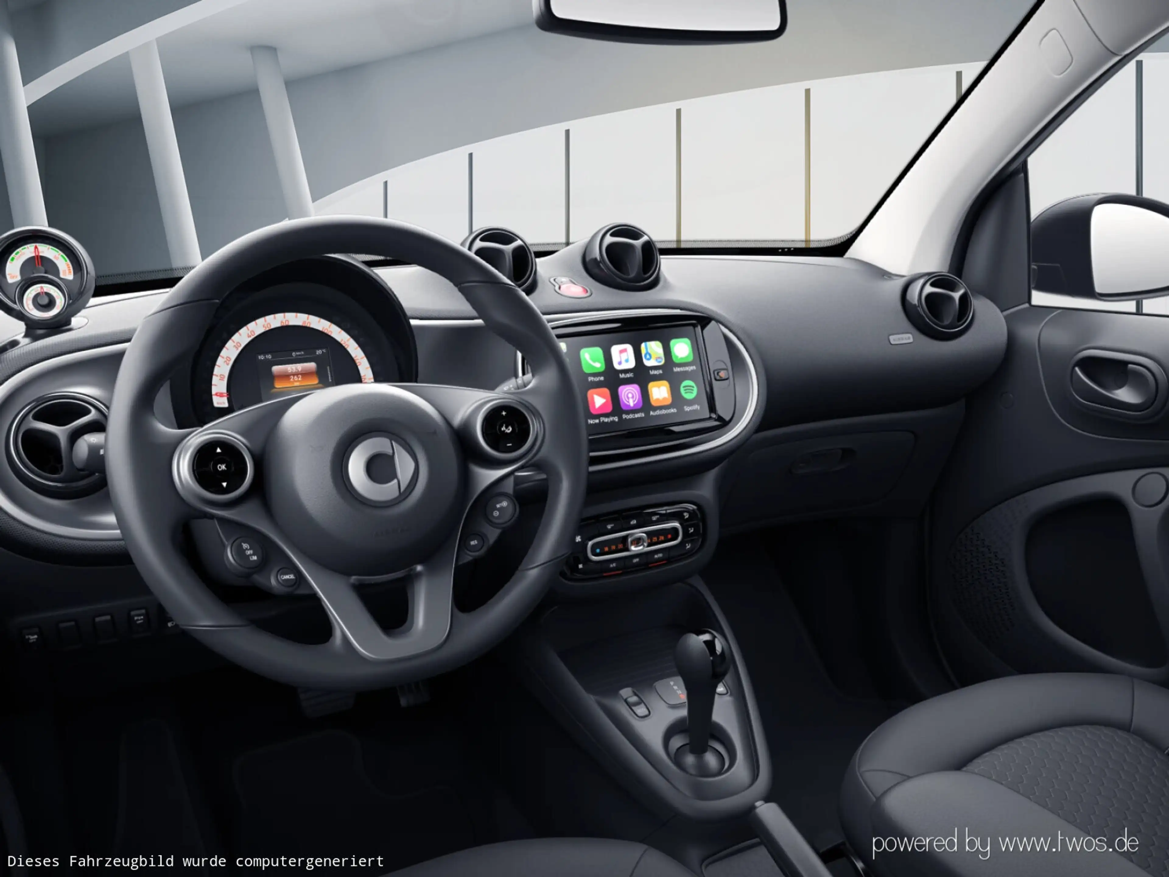smart forTwo EQ  cabrio  Klima/Sitzhzg./MF-Lenkrad/BC/Tempomat/L-R Sensor/Leder/eFH./i-Size Kindersitzbefestigung — photo 22