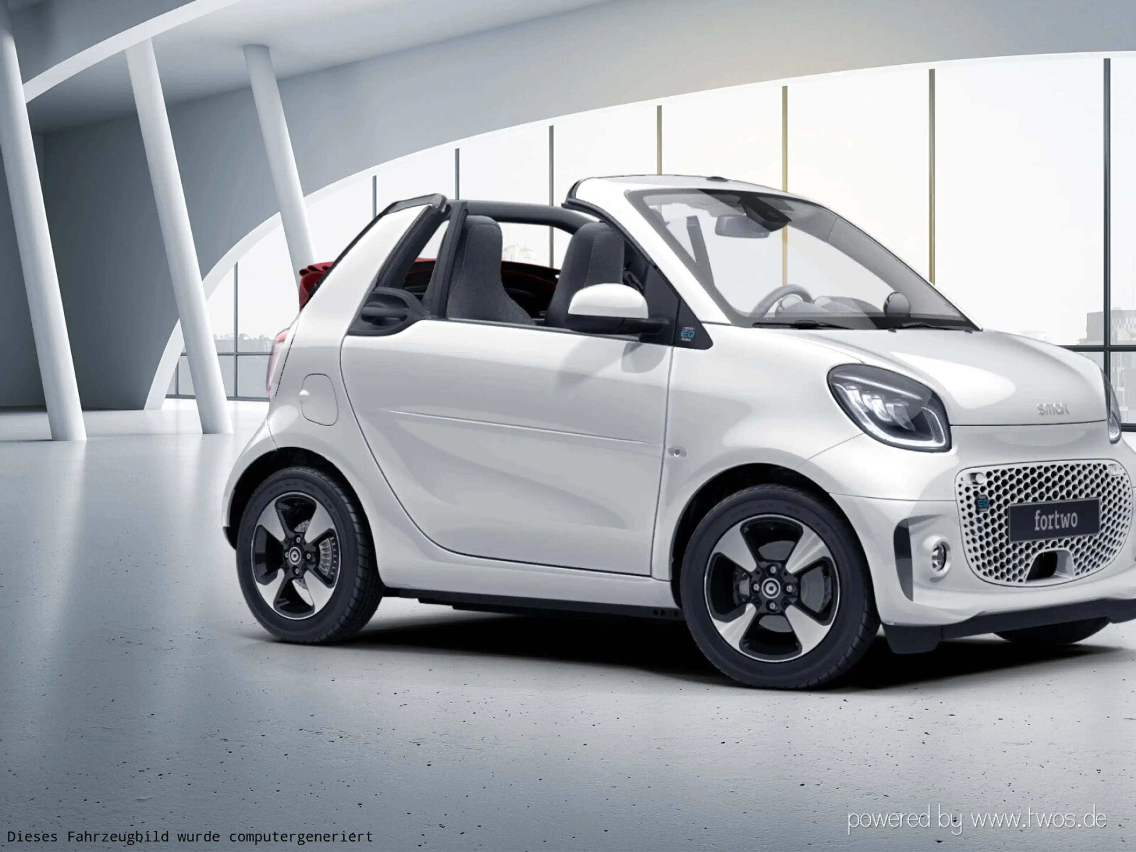 smart forTwo EQ  cabrio  Klima/Sitzhzg./MF-Lenkrad/BC/Tempomat/L-R Sensor/Leder/eFH./i-Size Kindersitzbefestigung — photo 4
