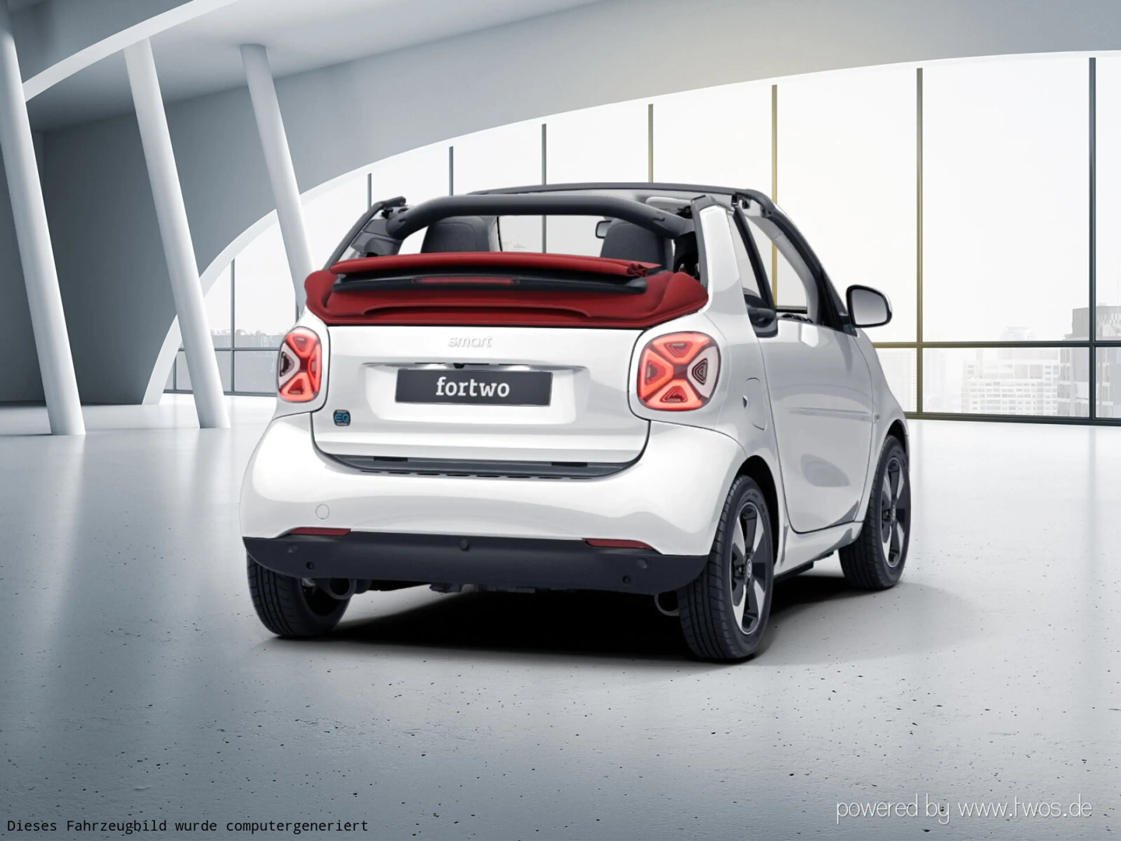 smart forTwo EQ  cabrio  Klima/Sitzhzg./MF-Lenkrad/BC/Tempomat/L-R Sensor/Leder/eFH./i-Size Kindersitzbefestigung — photo 11