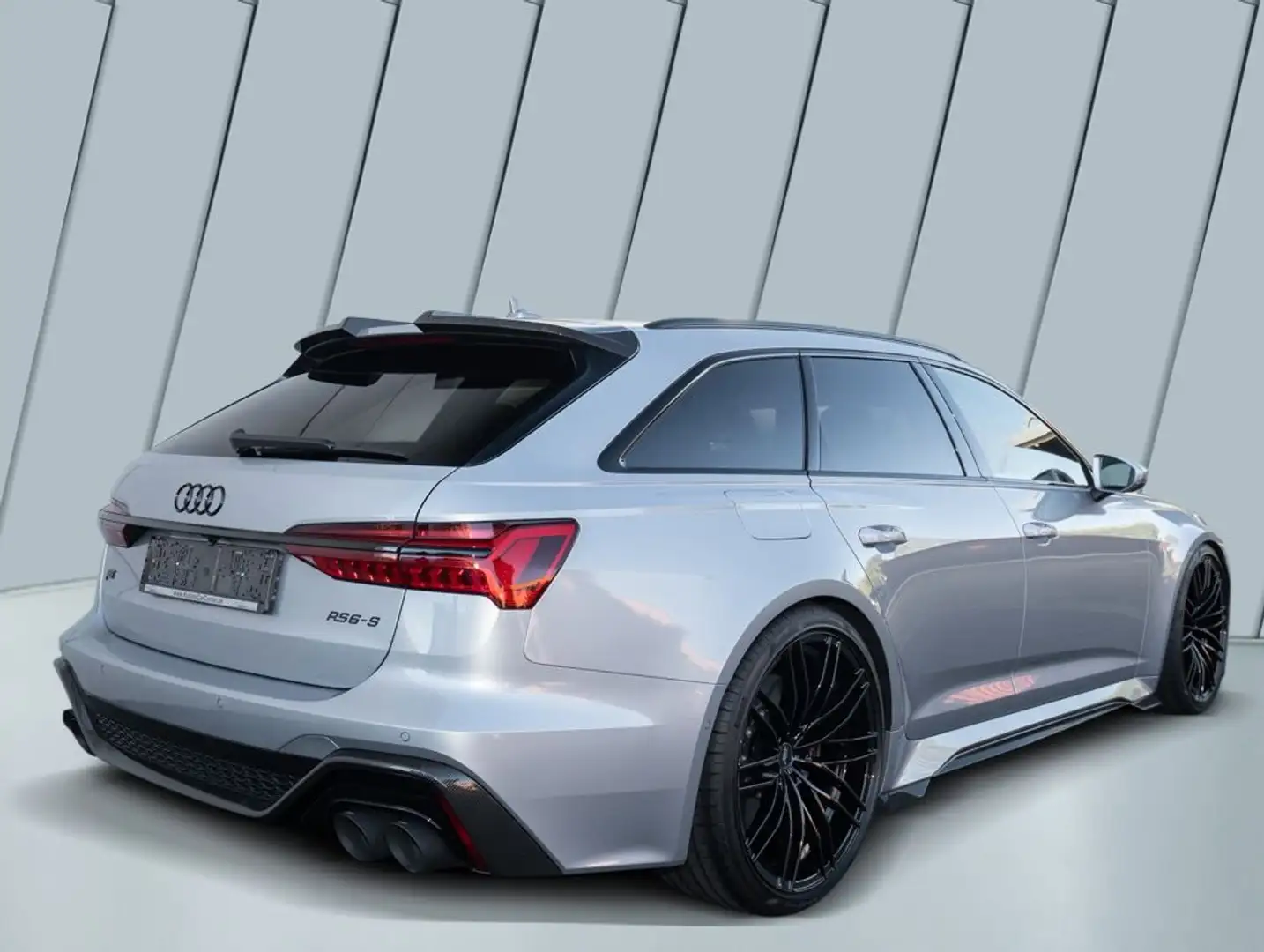 Audi RS6 S ABT CARBON LEDER FULL EXT INT LEASING GARANTIE Plateado - 2