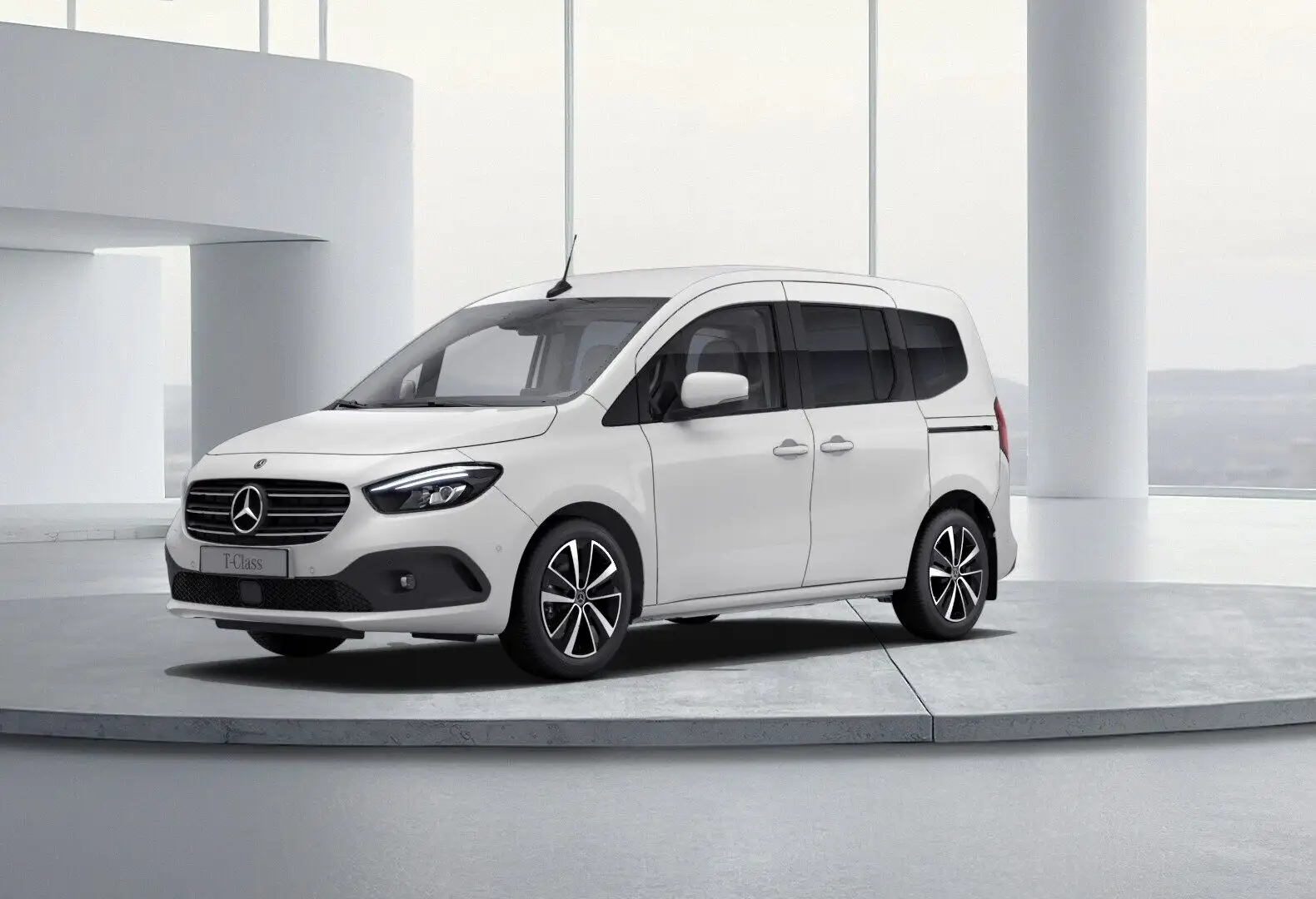 Mercedes-Benz T-Klasse T 180 d STYLE Standard Aut. PTS Navi Cam SHZ LED Weiß - 2