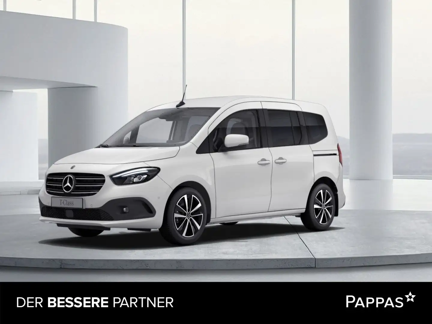 Mercedes-Benz T-Klasse T 180 d STYLE Standard Aut. Navi Cam SHZ Leder Weiß - 1