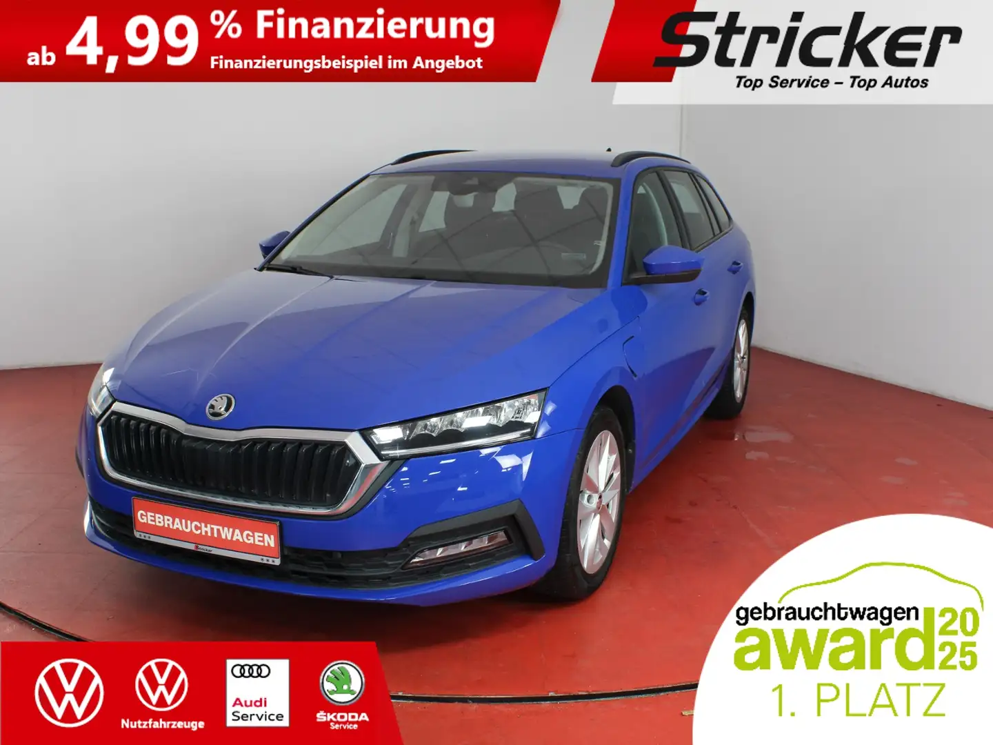 Skoda Octavia Combi Ambition IV 1.4eTSI DSG 249,-ohne Anzahlung Blau - 1