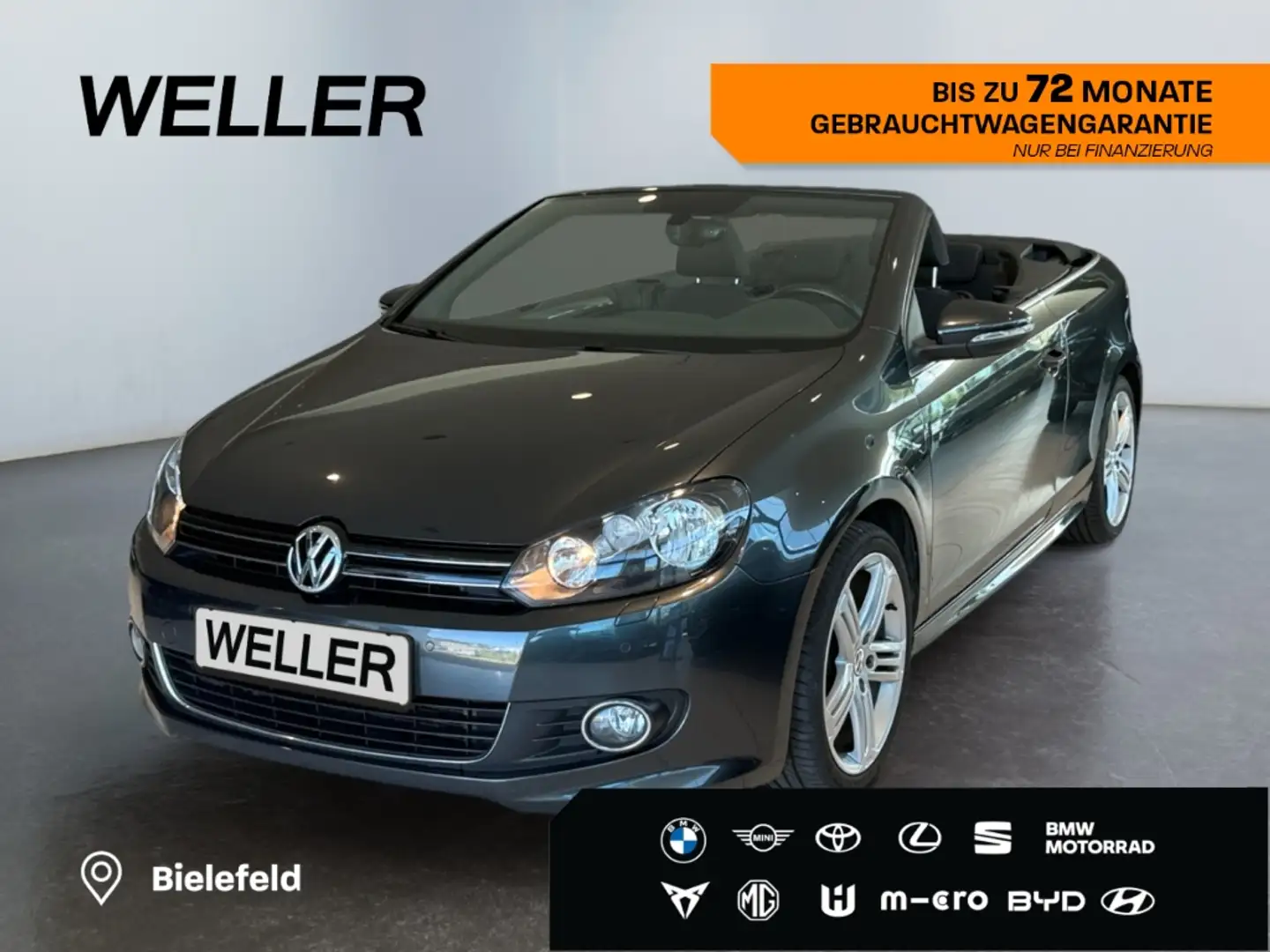 Volkswagen Golf Cabriolet 1.2 TSI Allstar *Sportfahrw*RCam* Grau - 1