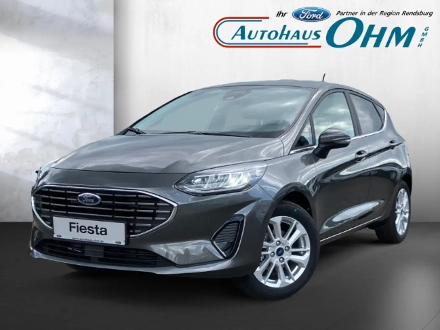 Ford Fiesta Titanium 1.0 EcoBoost - ACC-LED,DAB,beheiz.Frontsc Grau - 1
