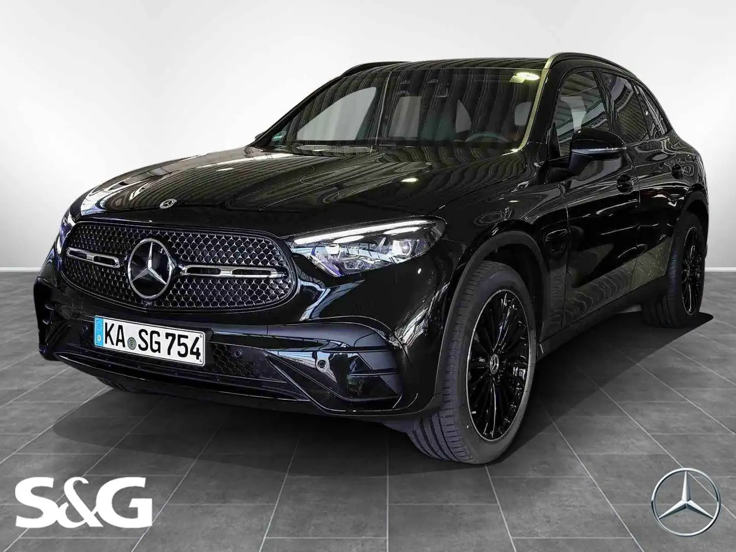 Mercedes-Benz GLC 300 d 4M AMG MBUX+360°+DIG-LED+Pano+AHK+Nigh Schwarz - 1