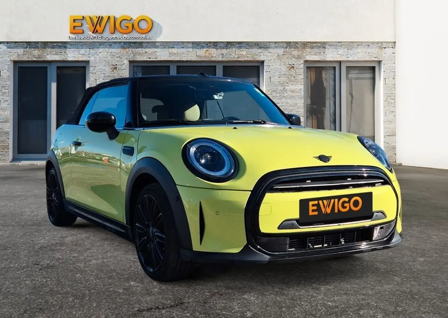 MINI One cabrio 1.5 135 cooper bva reivsion faite premiere main Jaune - 2