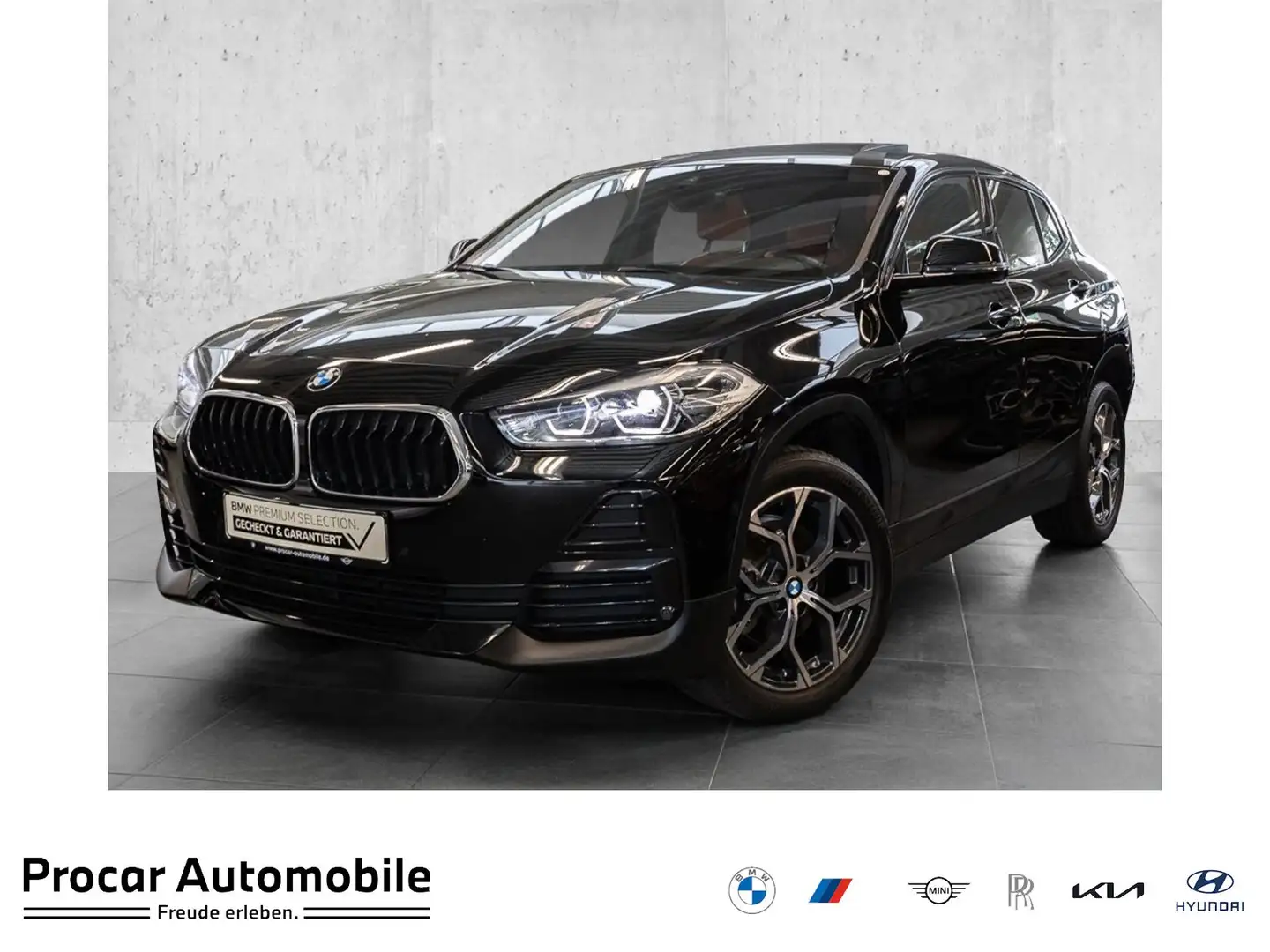 BMW X2 sDrive18d A HiFi DAB LED WLAN Pano.Dach RFK Black - 1