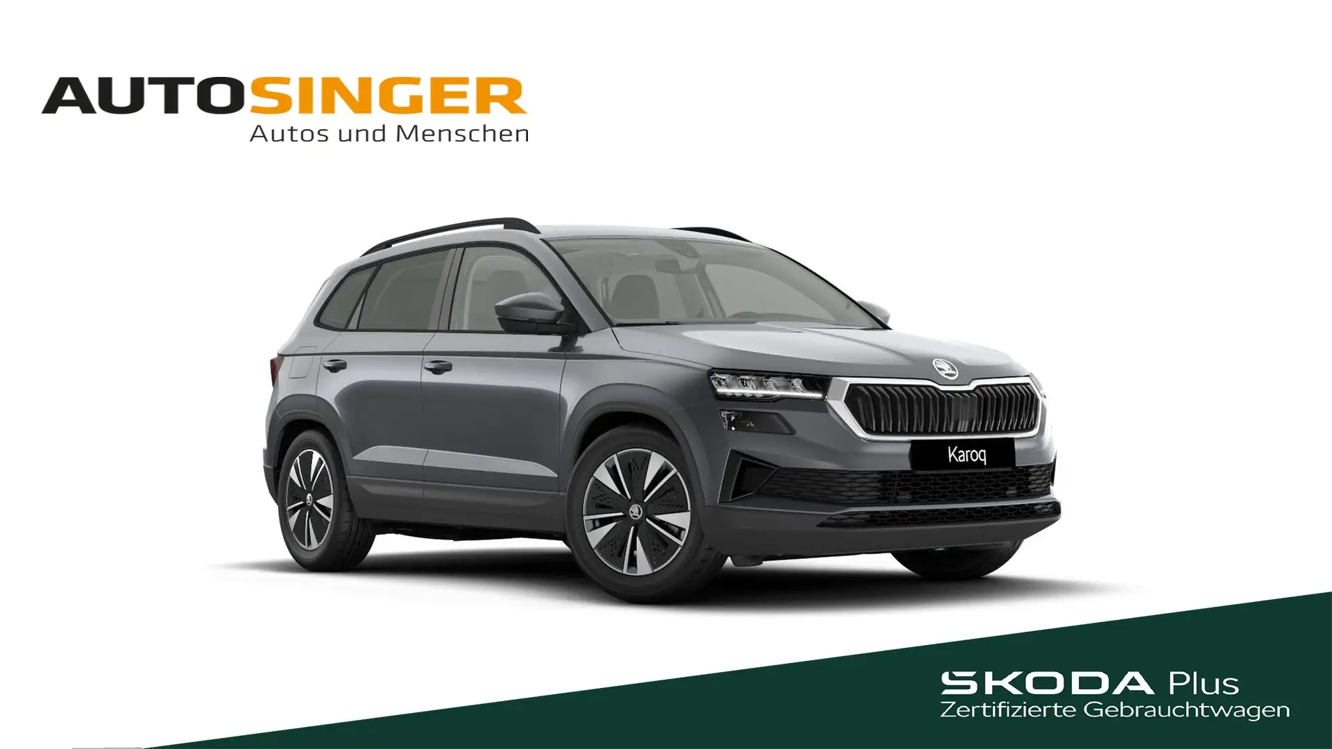 Skoda Karoq Selection Tour TDI DSG 4x4 AHK*PANO*MATRIX Grau - 1