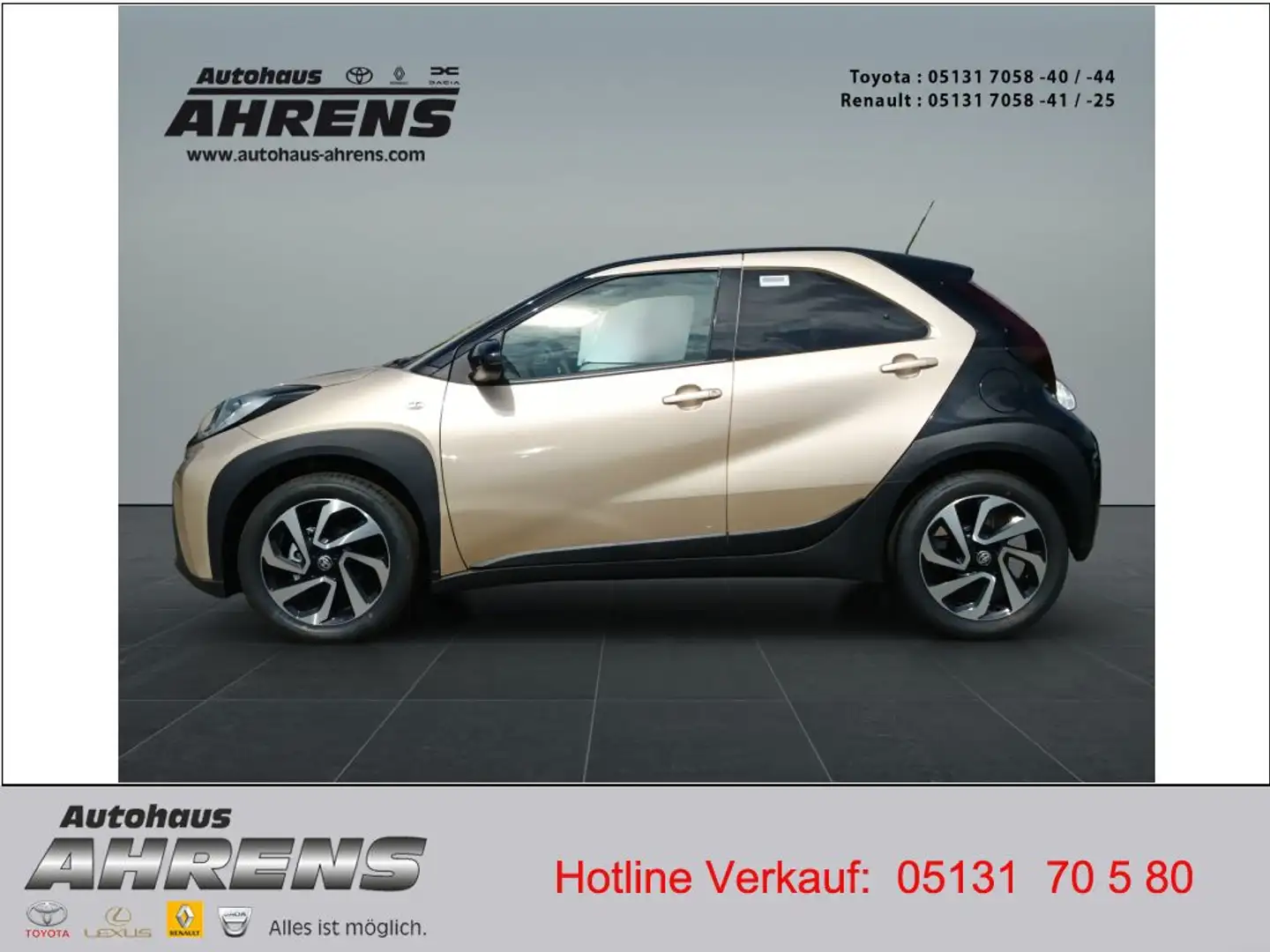Toyota Aygo X Team D Kamera Klima Alu Carplay Béžová - 2
