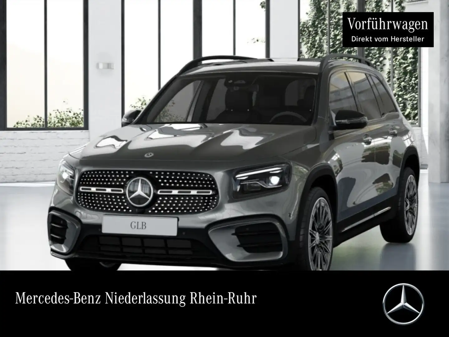 Mercedes-Benz GLB 200 AMG+NIGHT+PANO+AHK+MULTIBEAM+KAMERA+TOTW Grau - 1