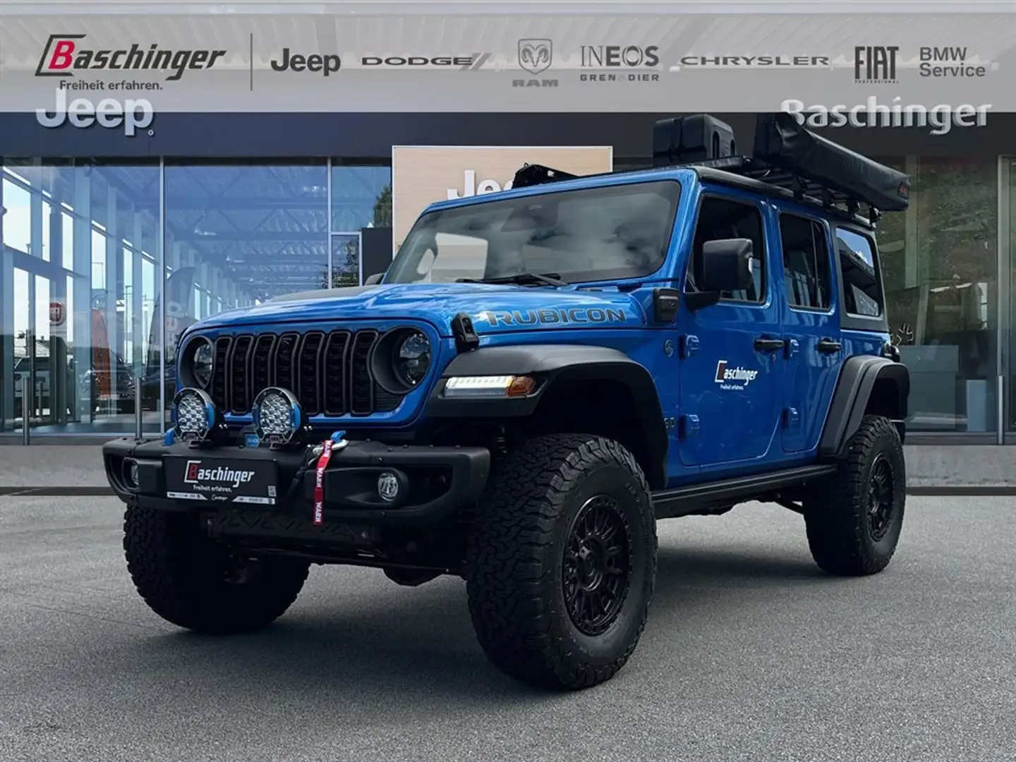 Jeep Wrangler PHEV 380 PS 4xe Rubicon Blau - 1