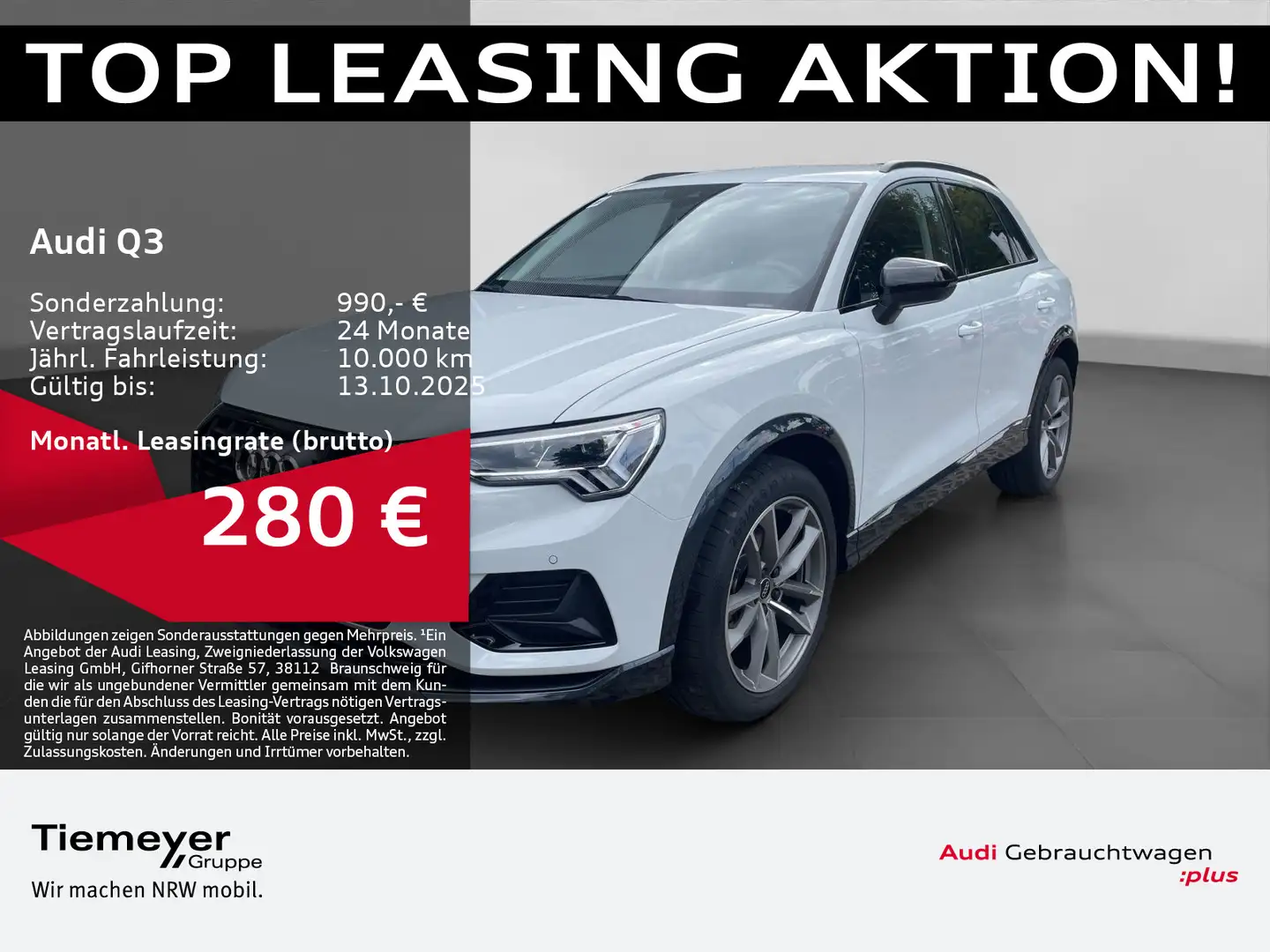 Audi Q3 35 TFSI ADVANCED LED AFA AHK NAVI+ Weiß - 1