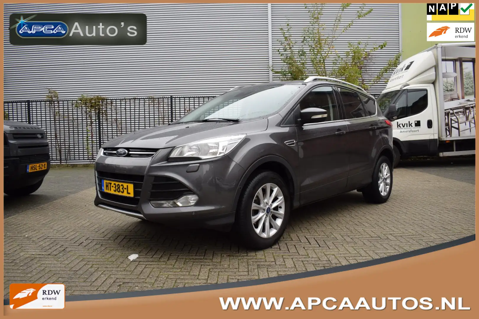 Ford Kuga 1.5 Titanium 12 mnd GARANTIE Camera StoelVW Pano A Grijs - 1