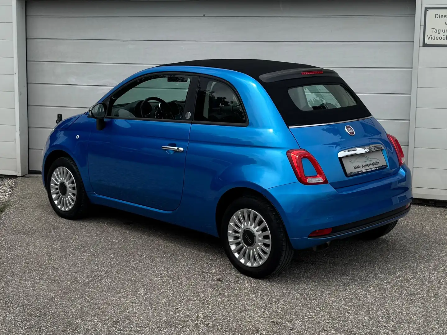 Fiat 500 Mirror Cabrio*PDC*ALU-8-FACH*TEMPOMAT*uvm Blau - 2