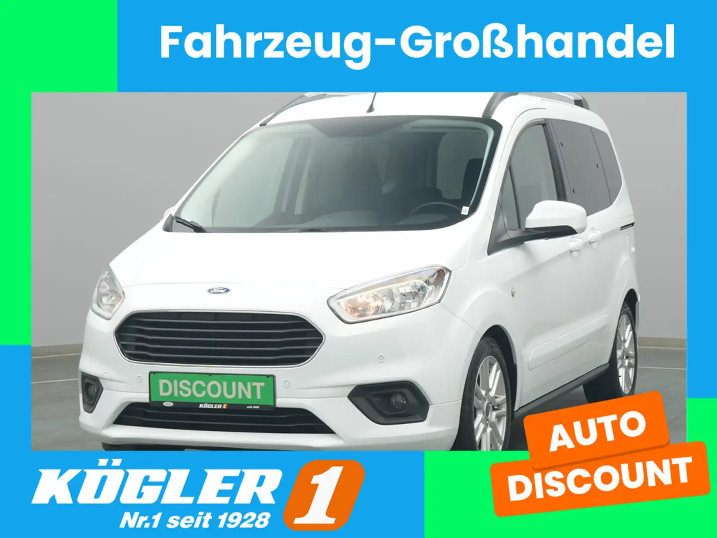 Ford Tourneo Courier Titanium 100PS/Klimaautomatik Weiß - 1