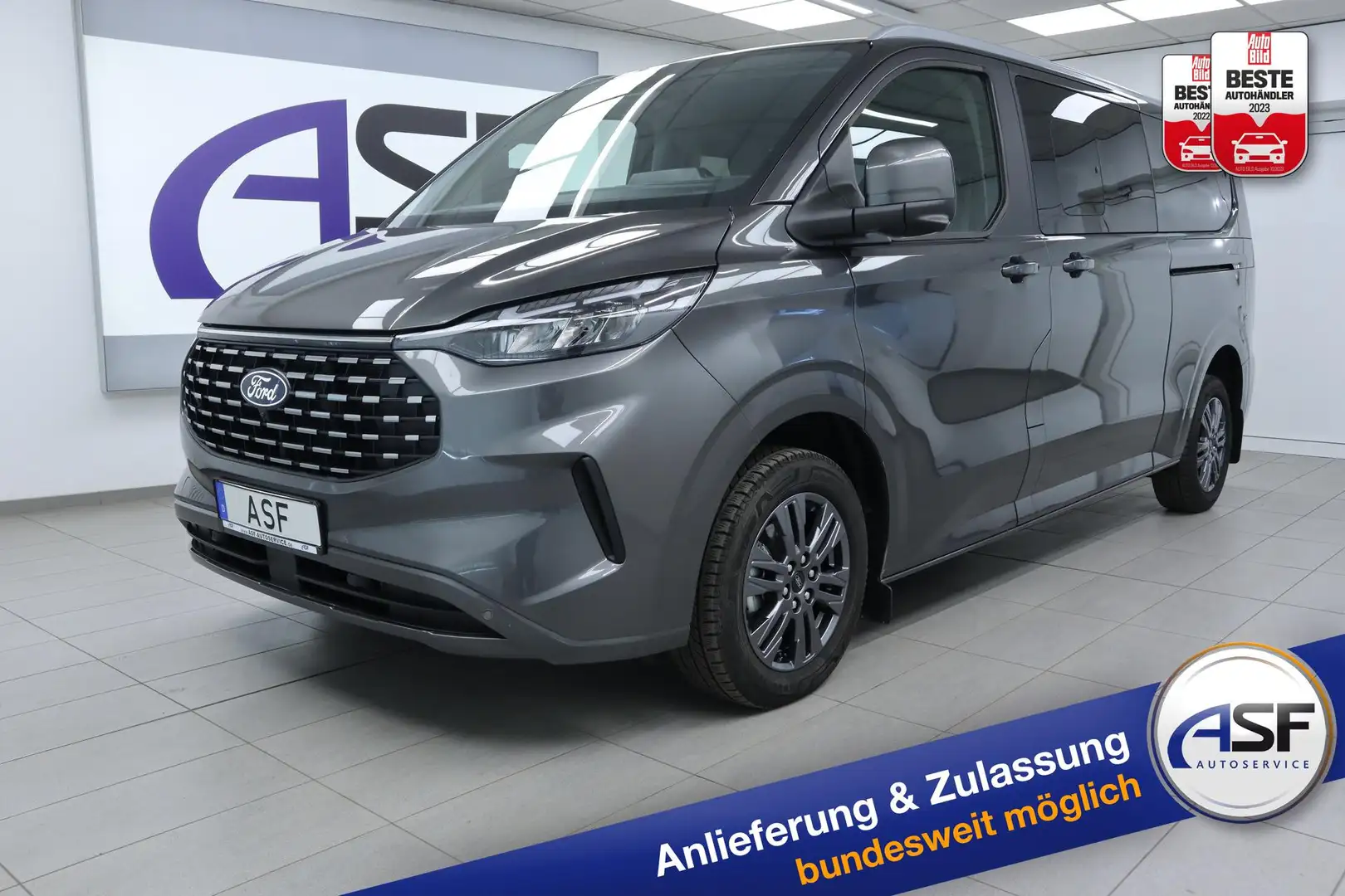 Ford Tourneo Custom L2 Titanium #ACC #KeyFree #8-Sitzer #Winter-P. ... Grau - 1