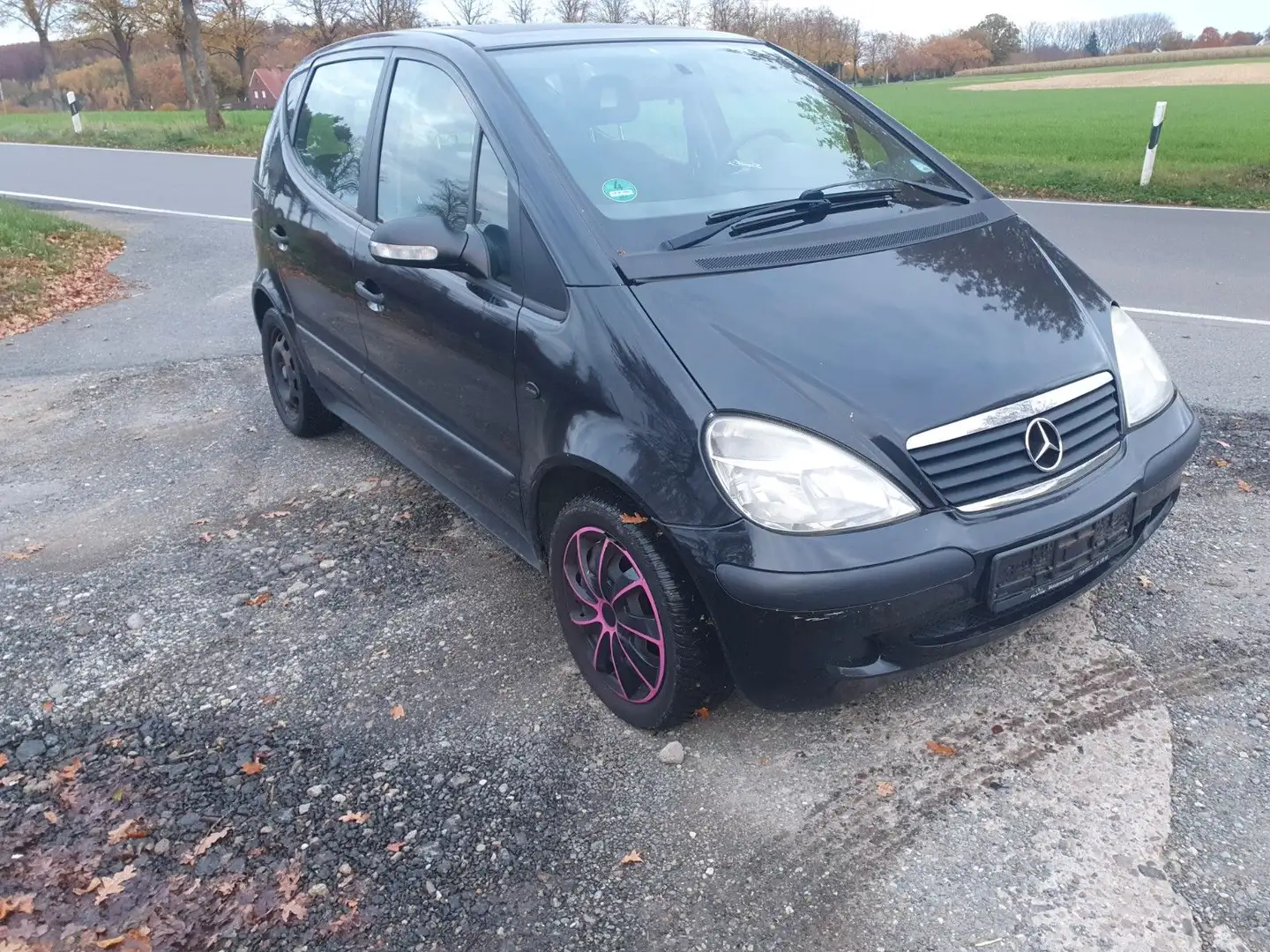 Mercedes-Benz A 140 AVANTGARDE, Klima, Faltdach, TÜV 05.2026 Schwarz - 1
