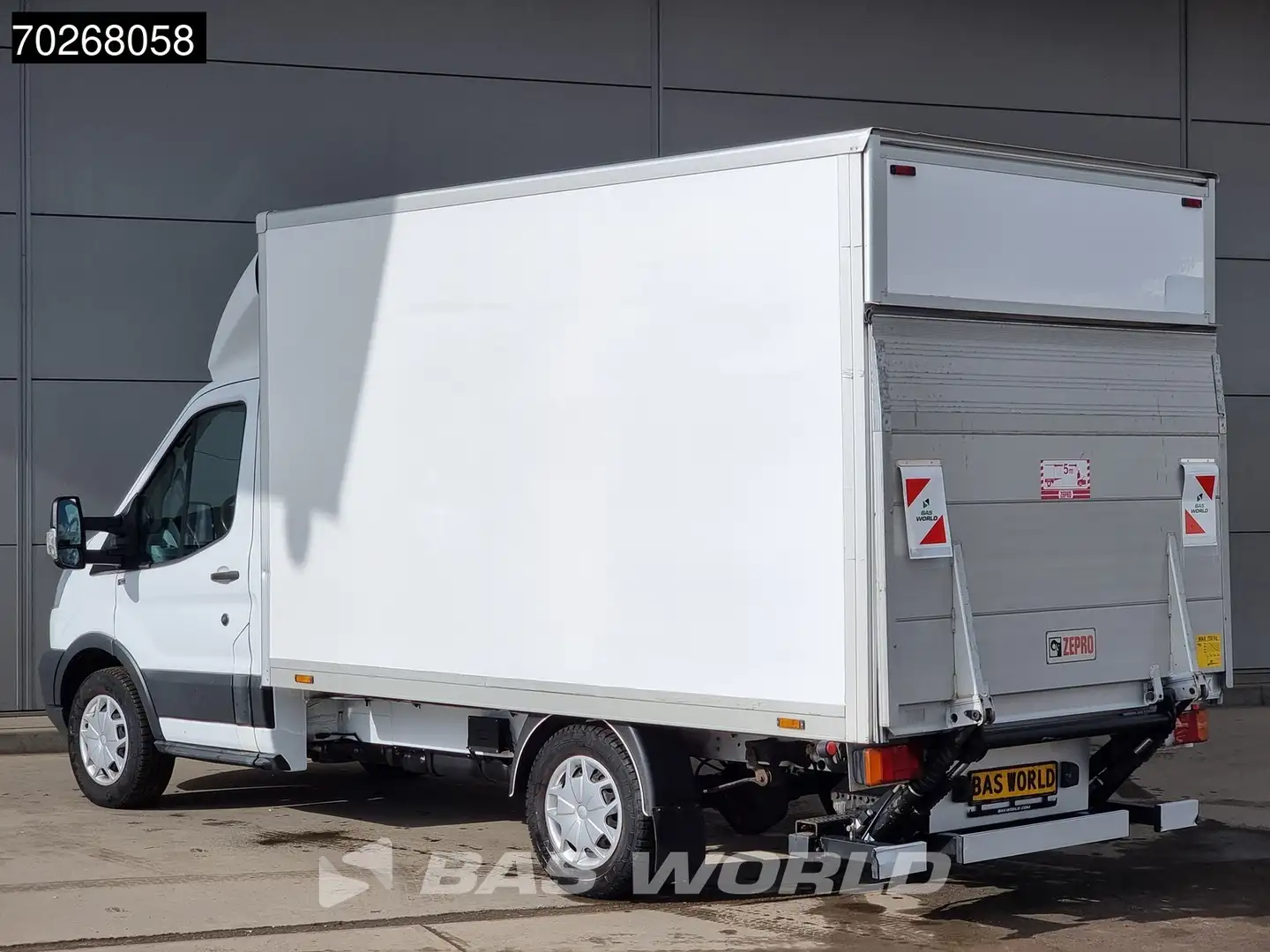 Ford Transit Laadklep Bakwagen Zijdeur Euro6 Airco Cruise Meube Wit - 2
