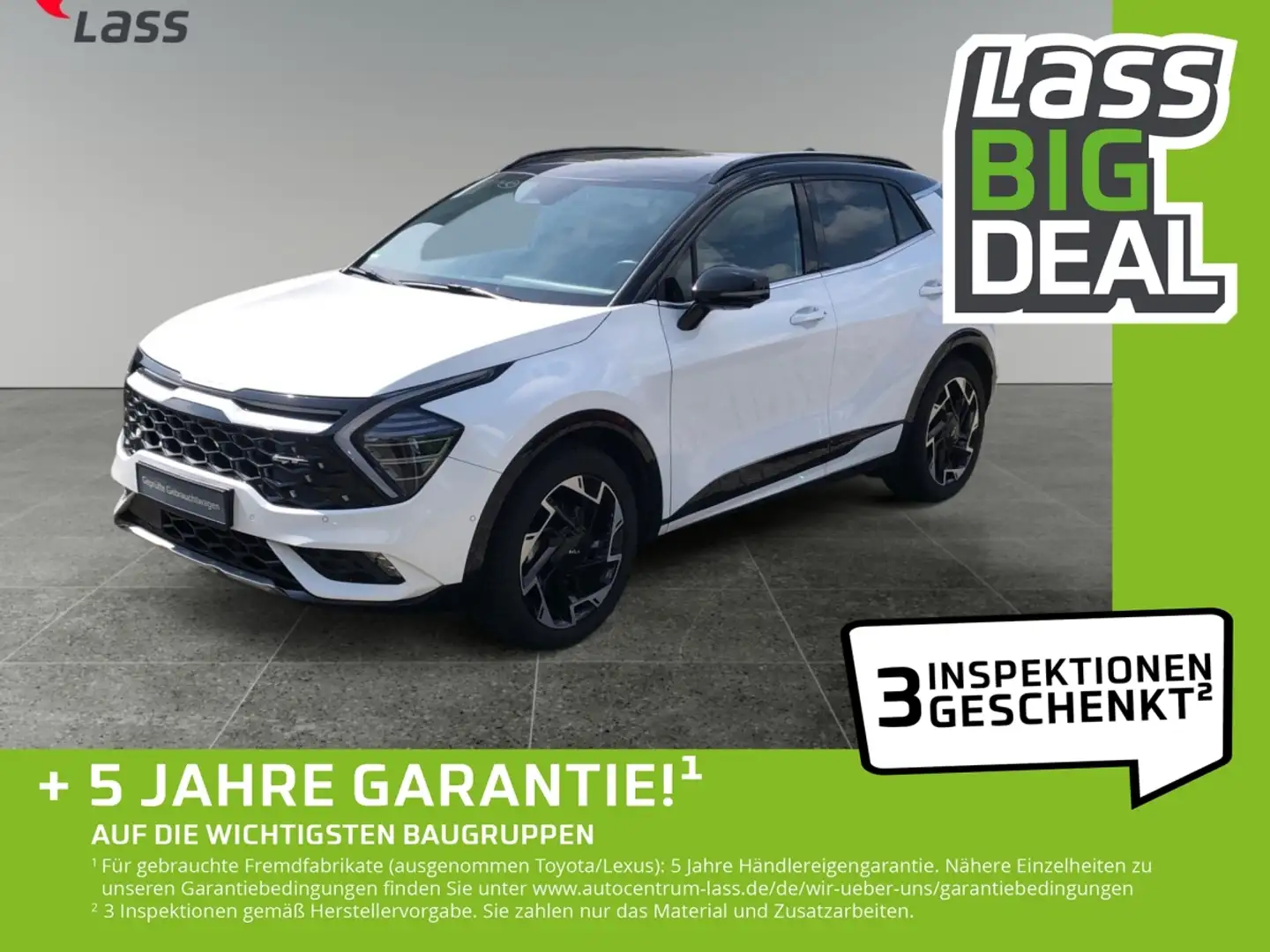 Kia Sportage 1.6 GT-Line 4WD +Allwetter+LED+Navi+SD! Blanco - 1