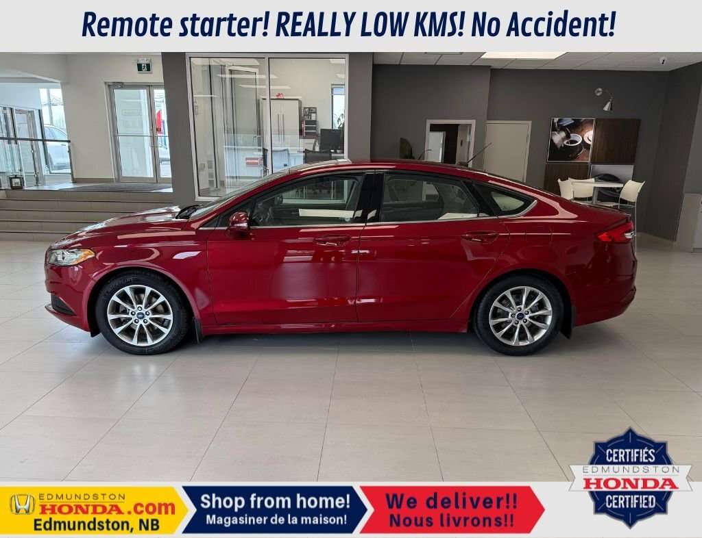 2017 Ford Fusion SE Remote starter! REALLY LOW KMS!! No Accident! / — снимка 1