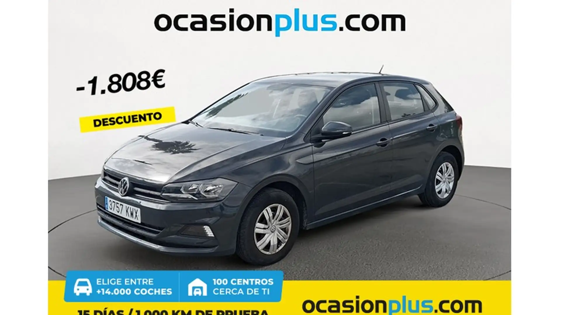 Volkswagen Polo 1.0 Edition 48kW Gris - 1