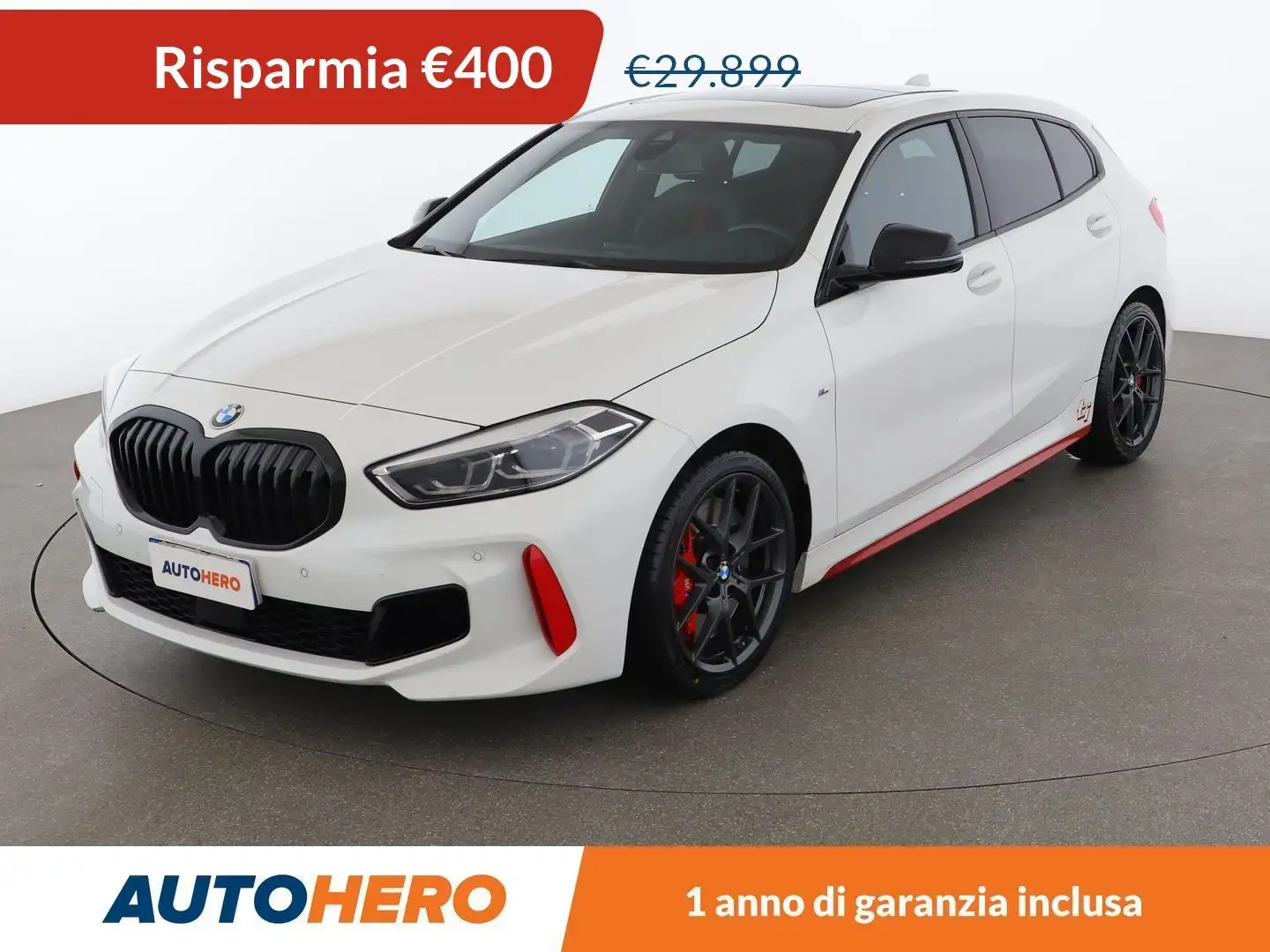 BMW 128 128ti Msport Bianco - 1