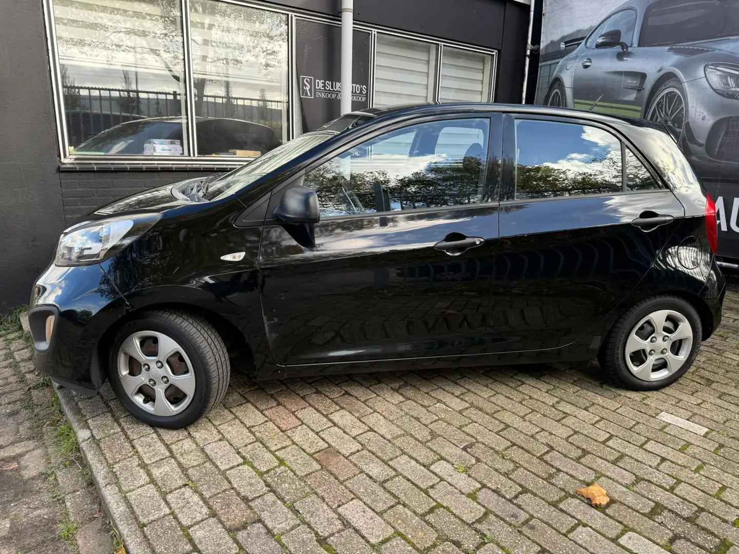 Kia Picanto 1.0 CVVT ISG Airco Parkeer Schade Zwart - 2