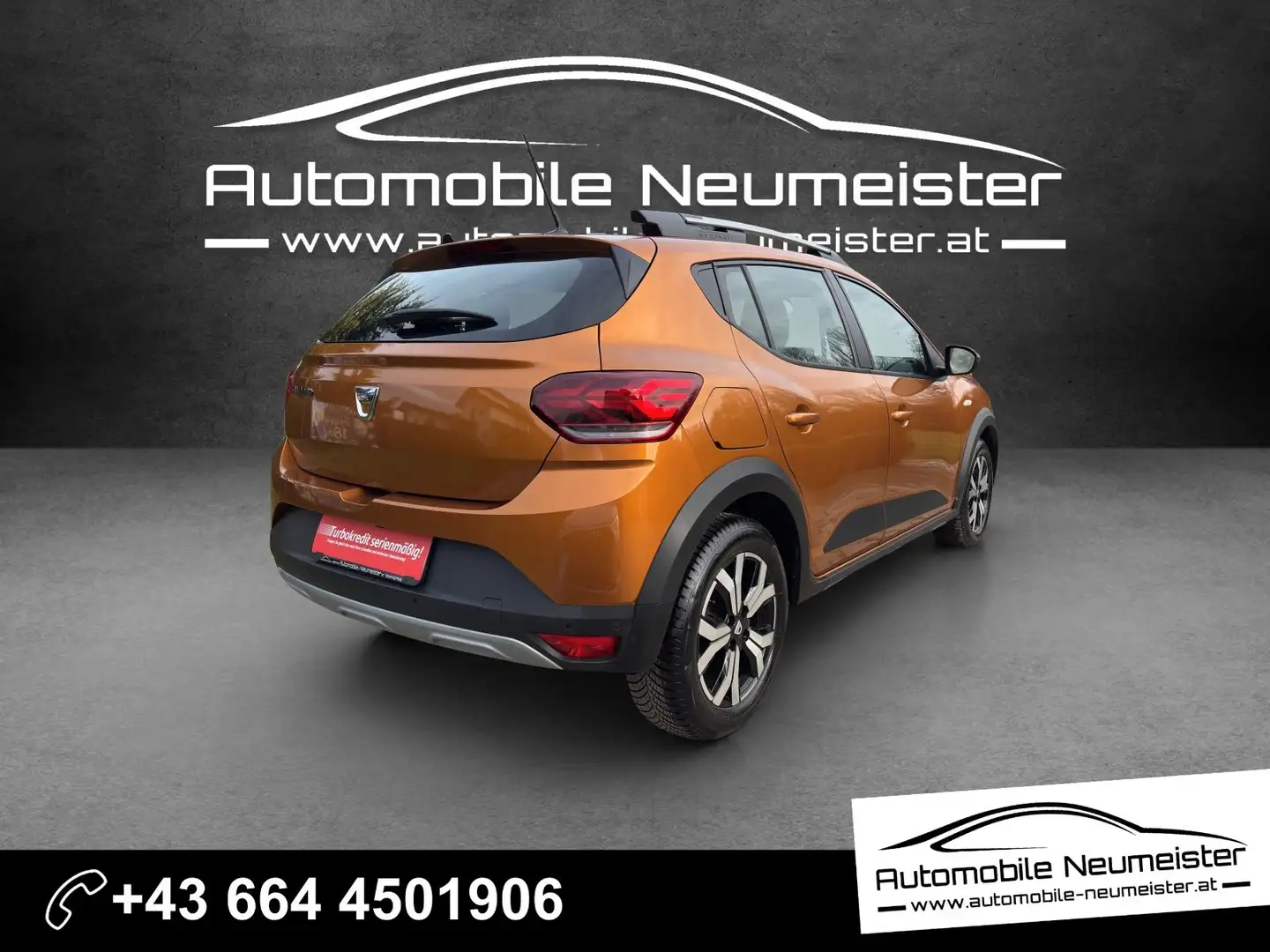 Dacia Sandero Stepway Comfort|Rückfahrkamera|Allwetterreifen Orange - 2