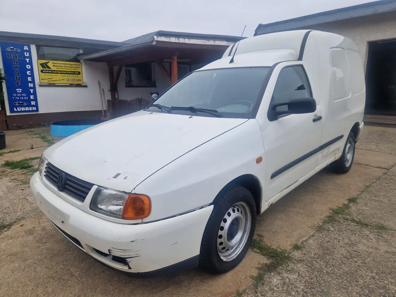 Volkswagen Caddy 2 SDI 9K9A36 Auto ist voll Fahrbereit, foto 2