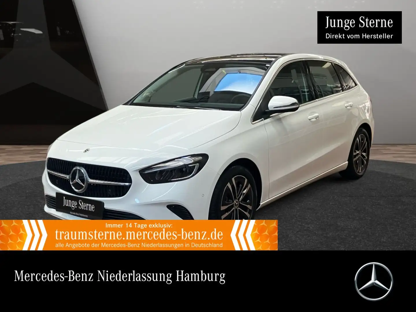 Mercedes-Benz B 180 PROGRESSIVE+PANO+LED+KAMERA+7G Blanc - 1