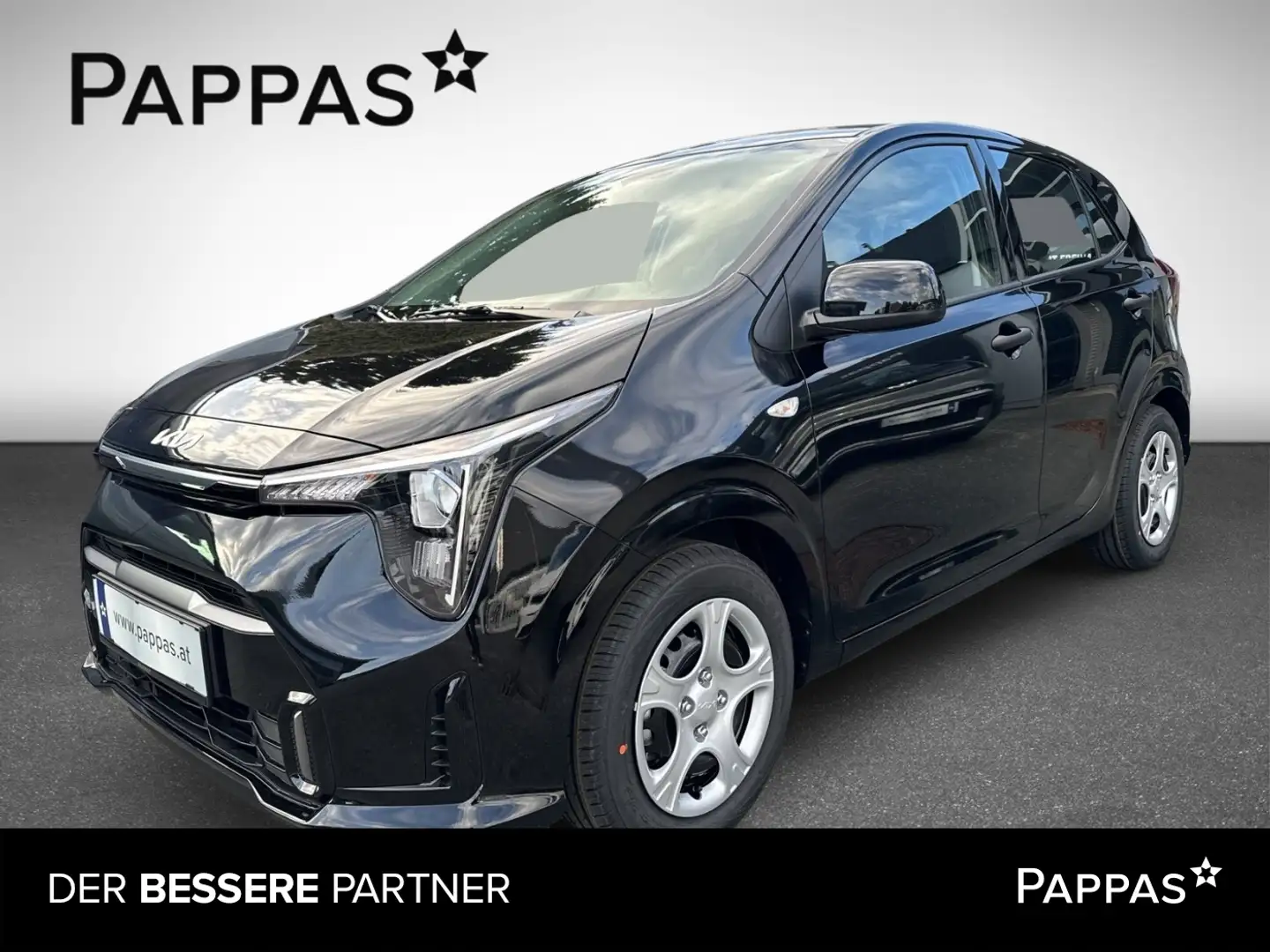 Kia Picanto TITAN 1.0 GDI Klima, Navi, Rückfahrkamera Schwarz - 1