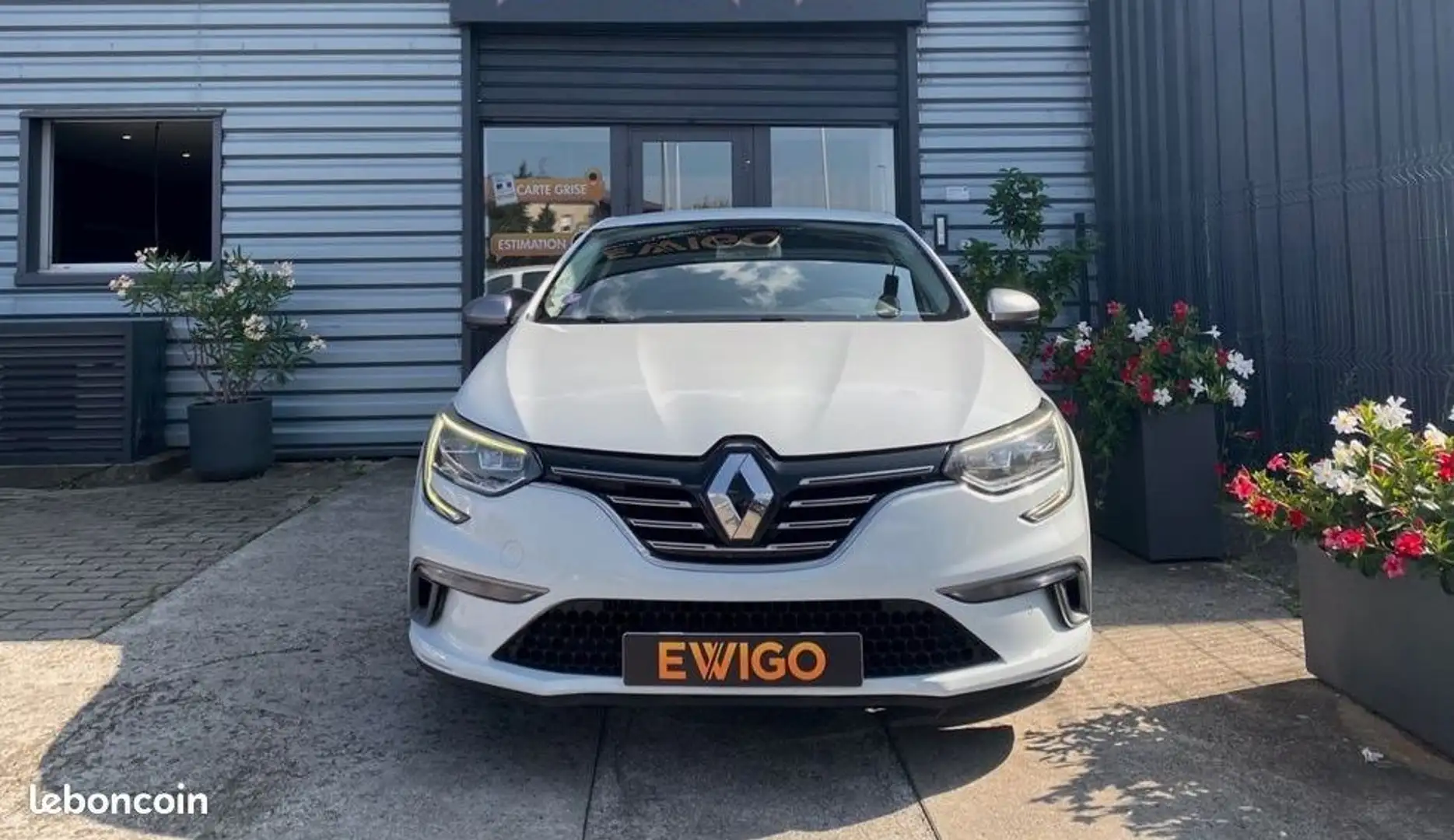 Renault Megane 1.2 tce 130ch gt-line edc7 caméra carplay Blanc - 2
