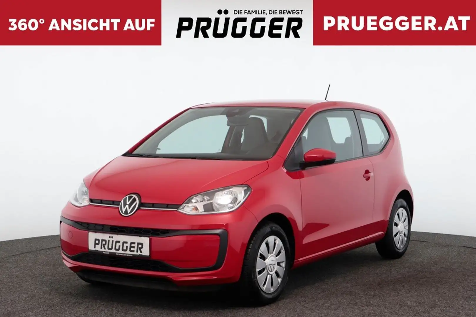 Volkswagen up! 1,0 KLIMAANLAGE NUR 43.094KM Rot - 1