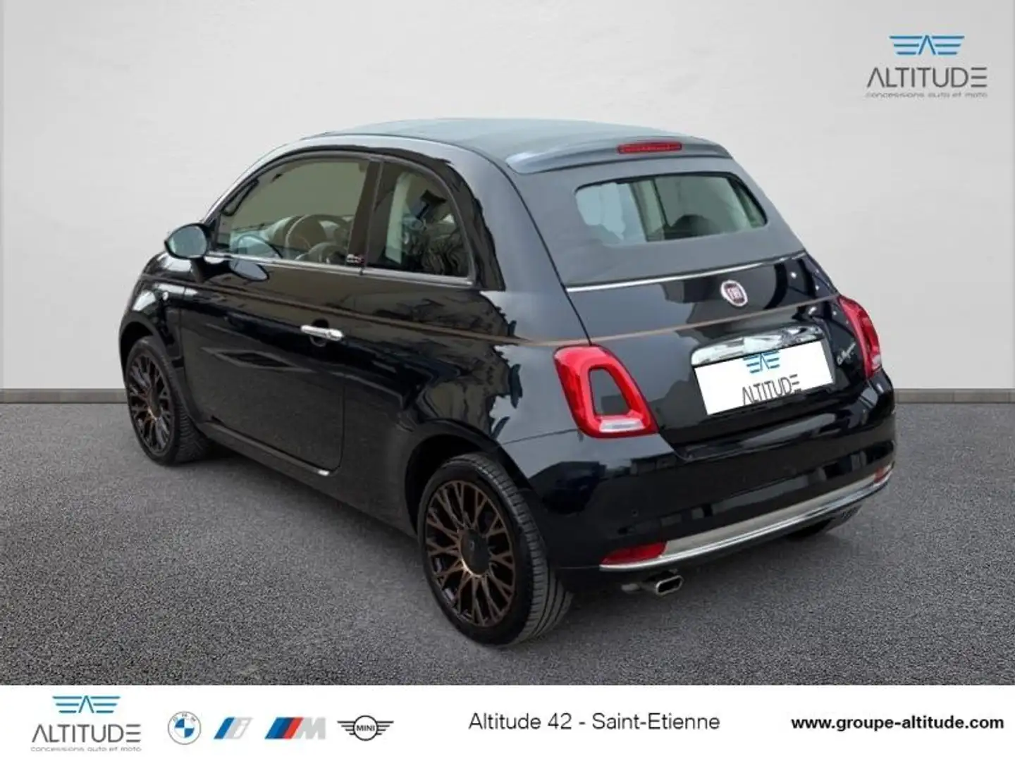 Fiat 500C 1.2 8v 69ch Eco Pack Collezione Fall Euro6d Noir - 2
