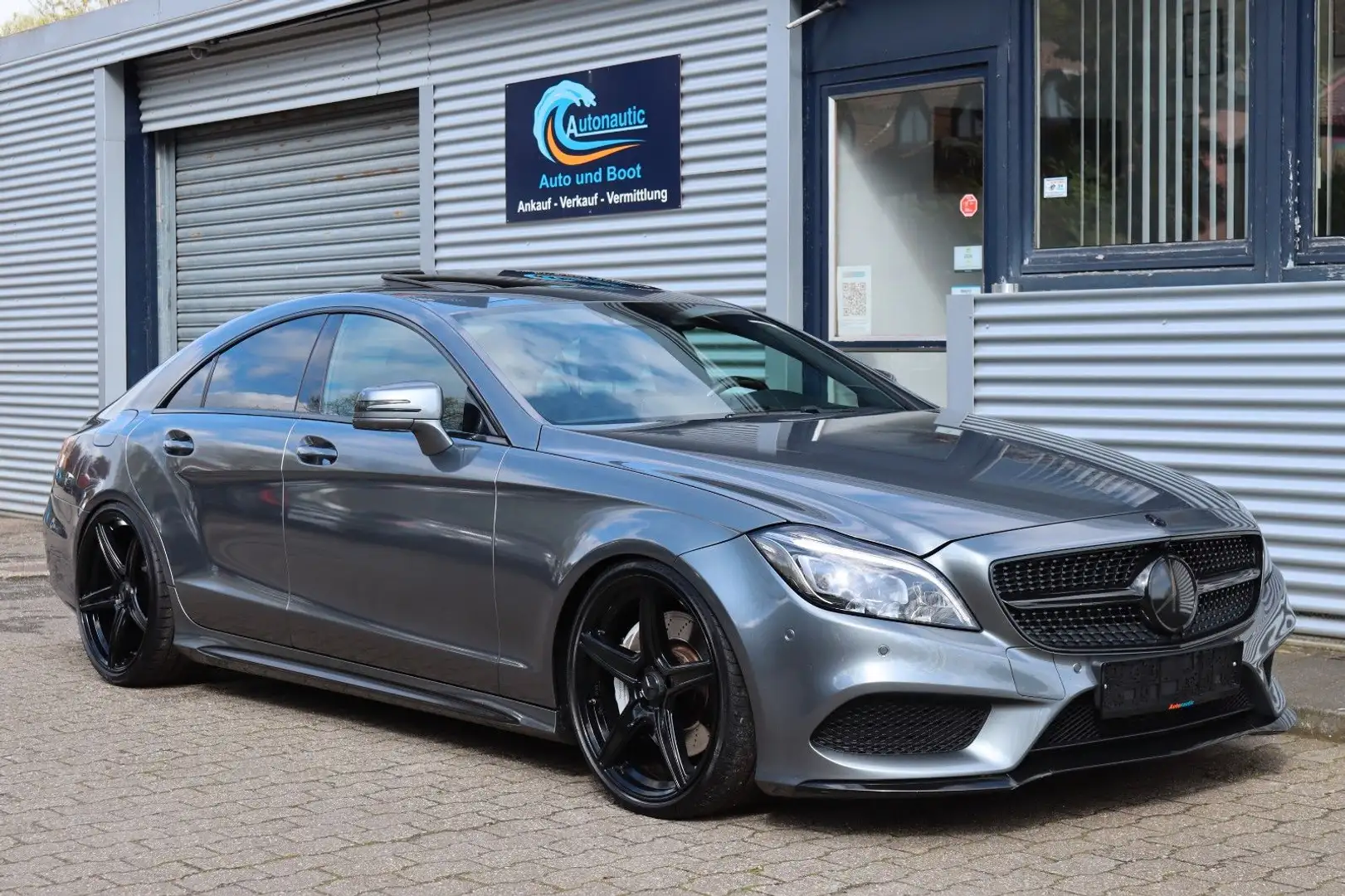Mercedes-Benz CLS 500 BE 4M. AMG Exclusive ACC+ 360° Szary - 1