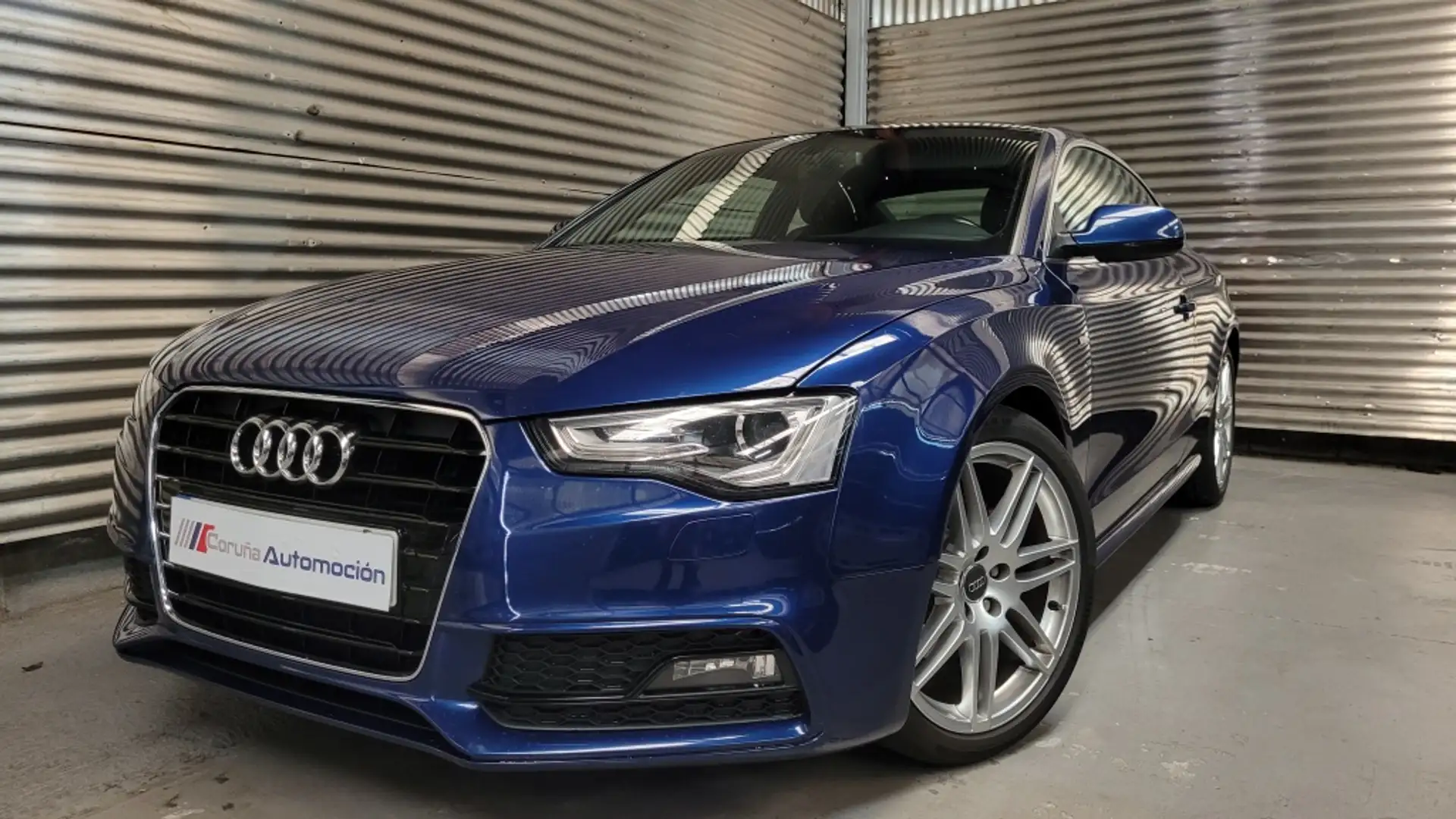 Audi A5 Coupé 2.0TDI S line edition 190 Azul - 1