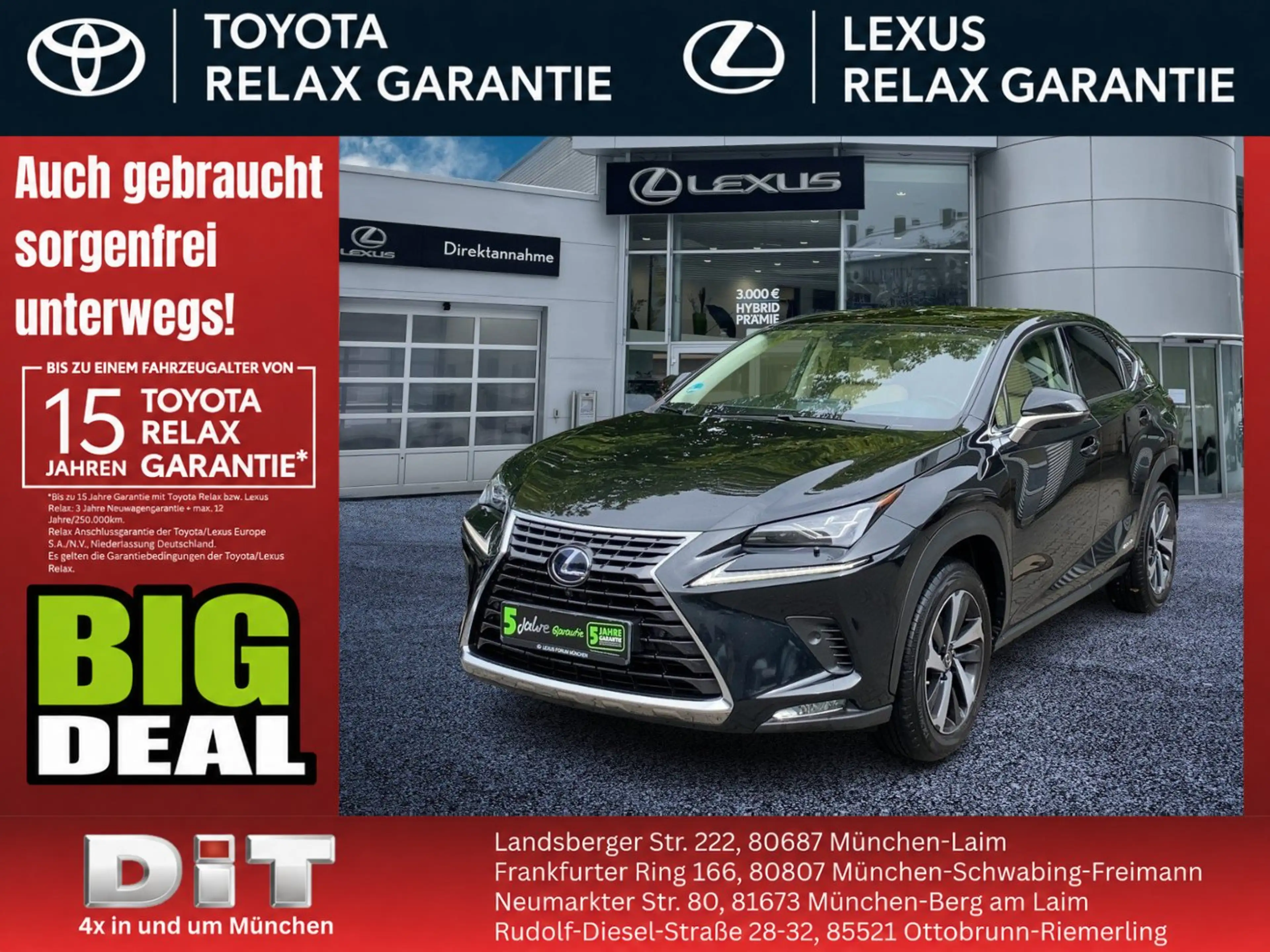 Lexus NX 300h NX 300 h 300h Luxury Line zuverlässiger SUV