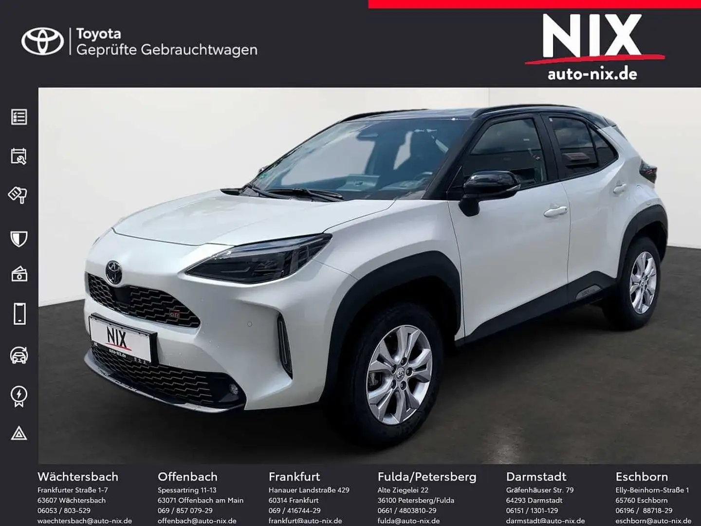 Toyota Yaris Cross 1.5 Hybrid GR Sport FWD SHZ KLIMA Weiß - 1