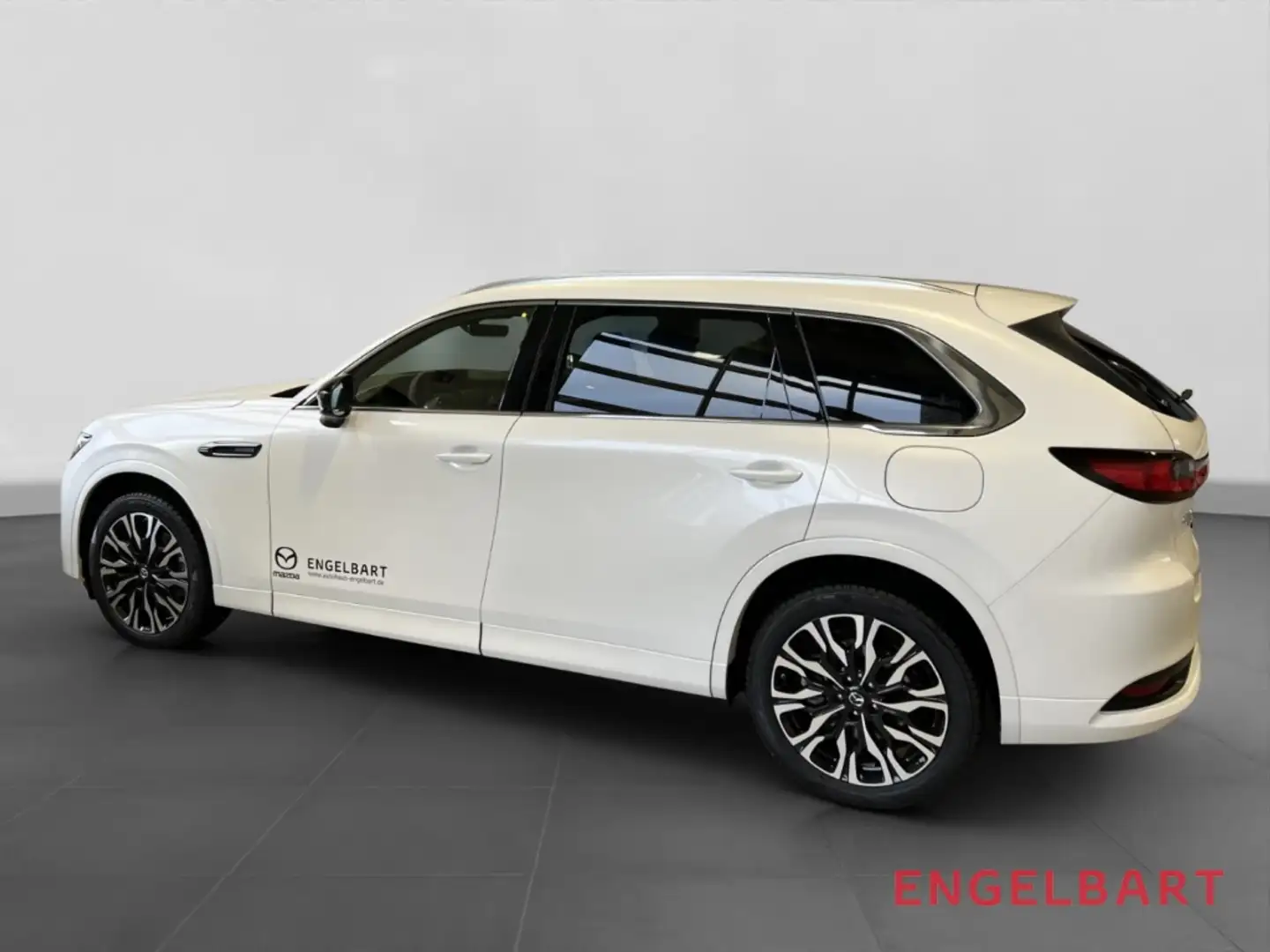 Mazda CX-80 Homura Plus AWD 3.3 e-SKYACTIV-D 254 HUD El. Panod Weiß - 2