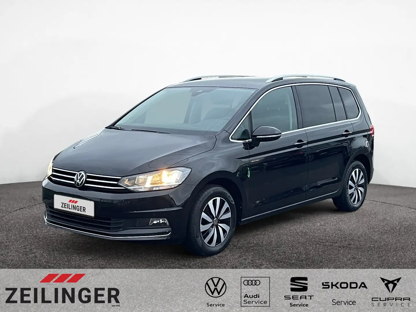 Volkswagen Touran Highline TSI DSG|7-SITZE|ACC|KAMERA|APP-C Schwarz - 1