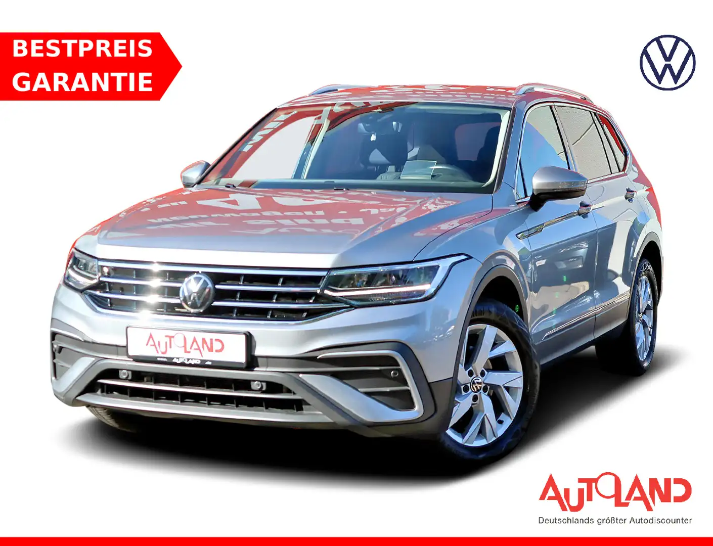 Volkswagen Tiguan Allspace 1.5 TSI DSG Life VC ACC LED Navi Silber - 1